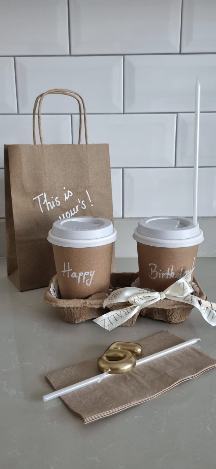 20'li One Bite Mini Makaron - Espresso