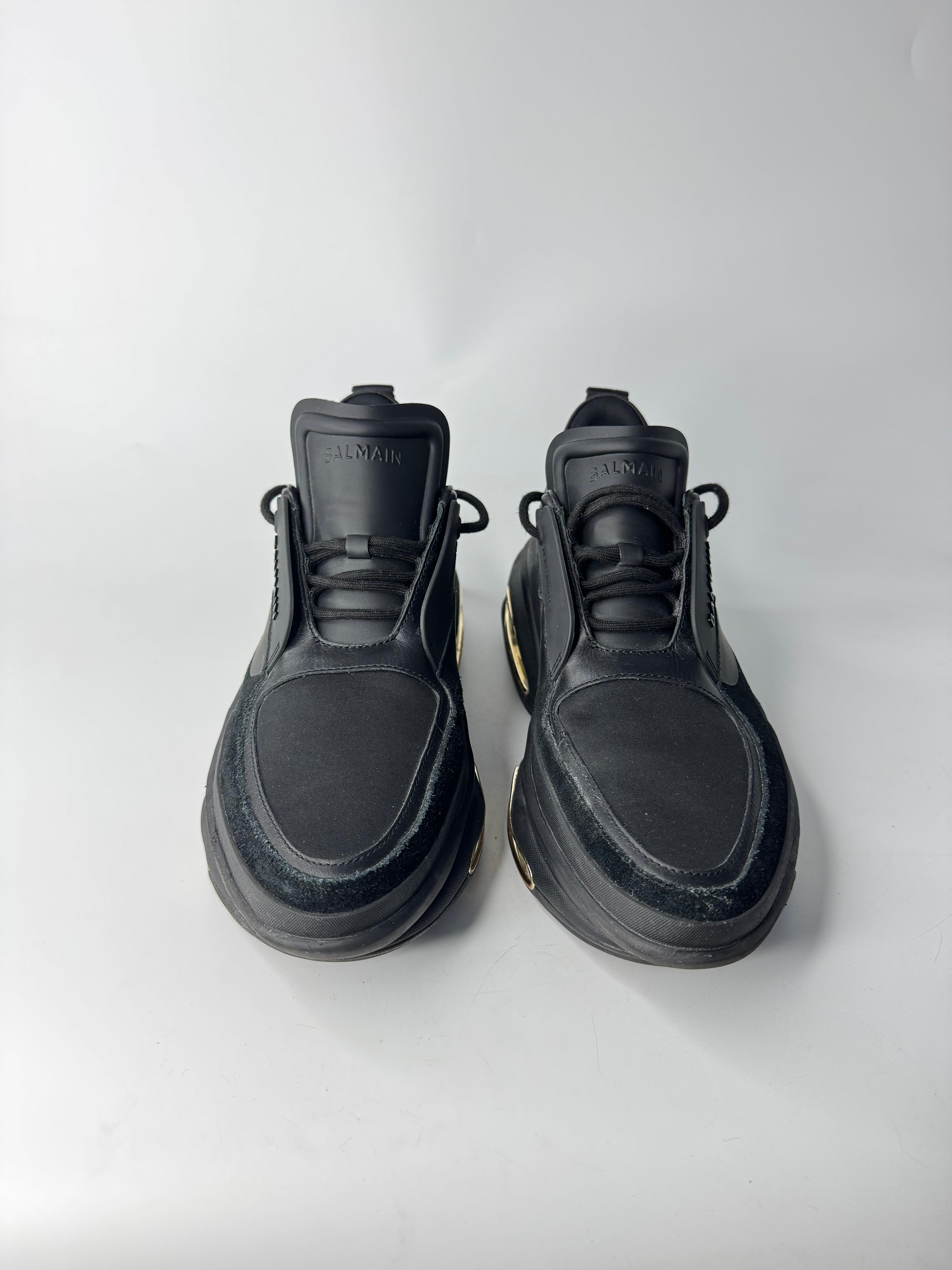 BALMAIN BLACK SNEAKERS