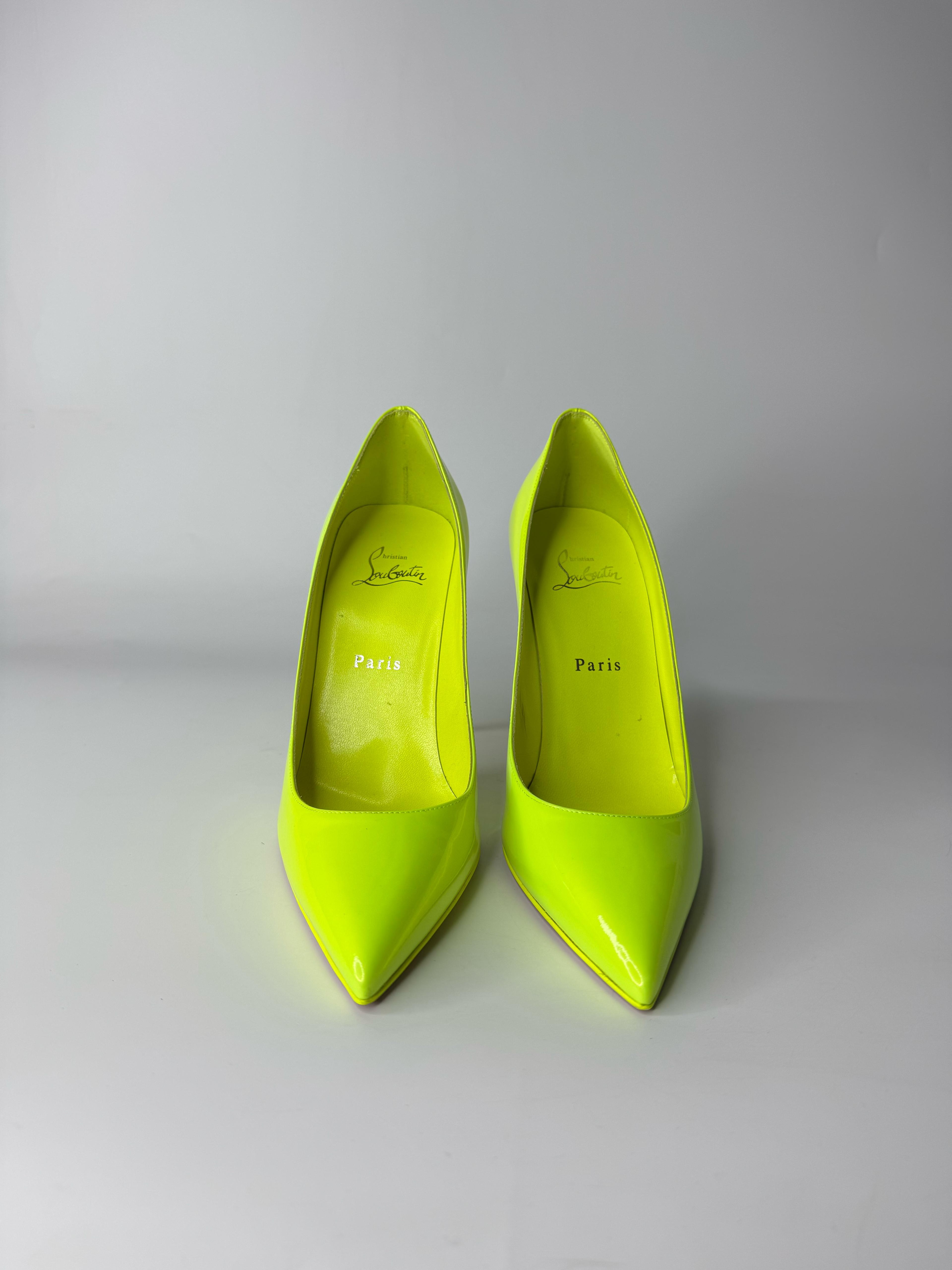 CHRISTIAN LOUBOUTIN YELLOW SHOES