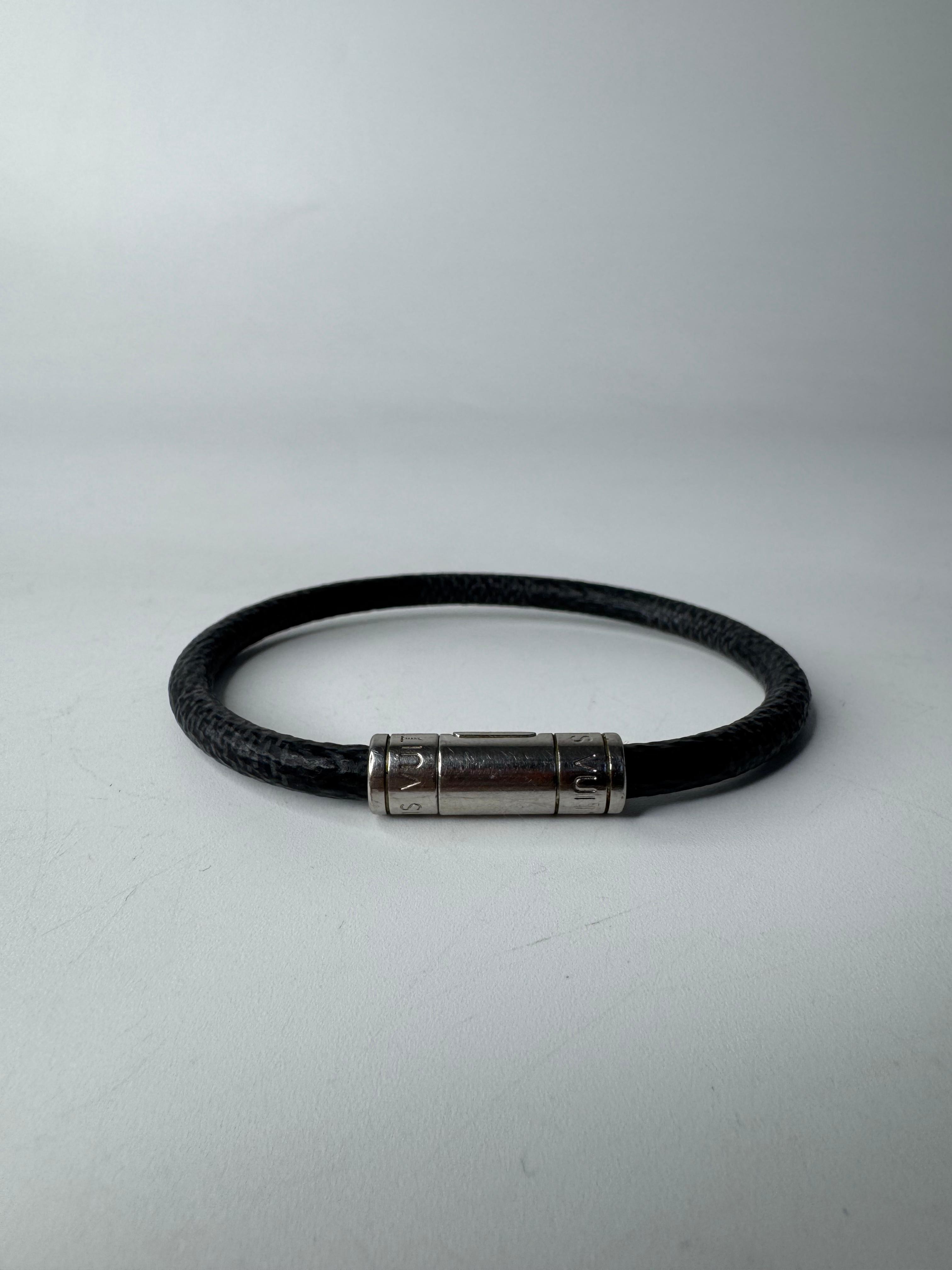 LOUIS VUITTON KEEP IT BRACELET GRAPHITE DAMIER