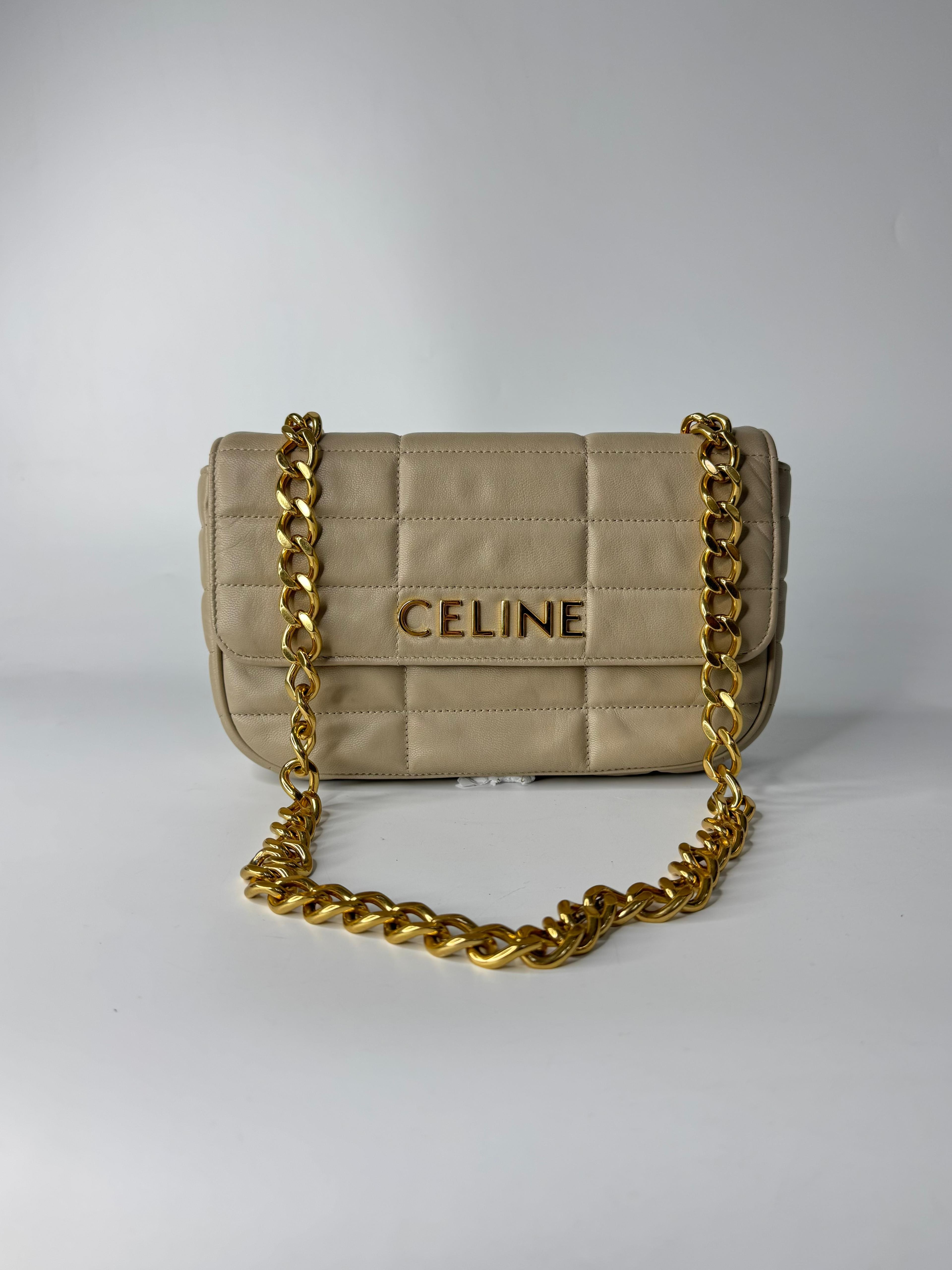 CELINE CHAIN SHOULDER BAG