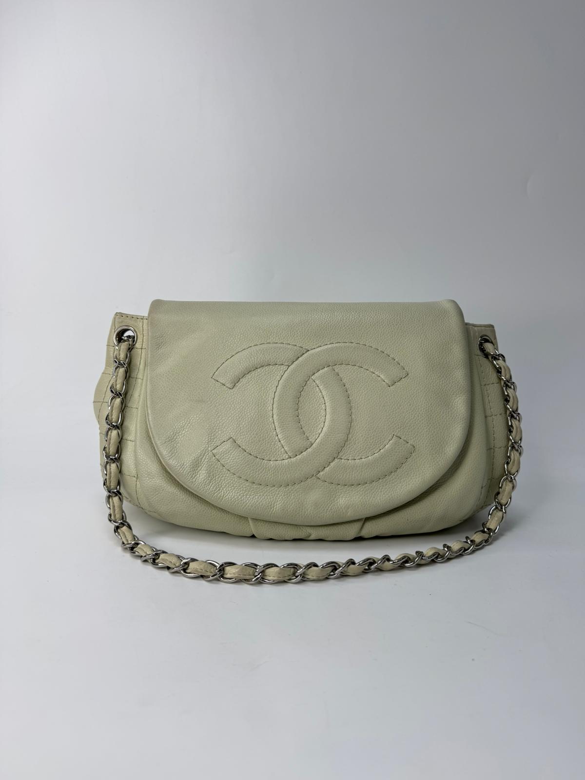  CHANEL HALF MOON FLAP BAG