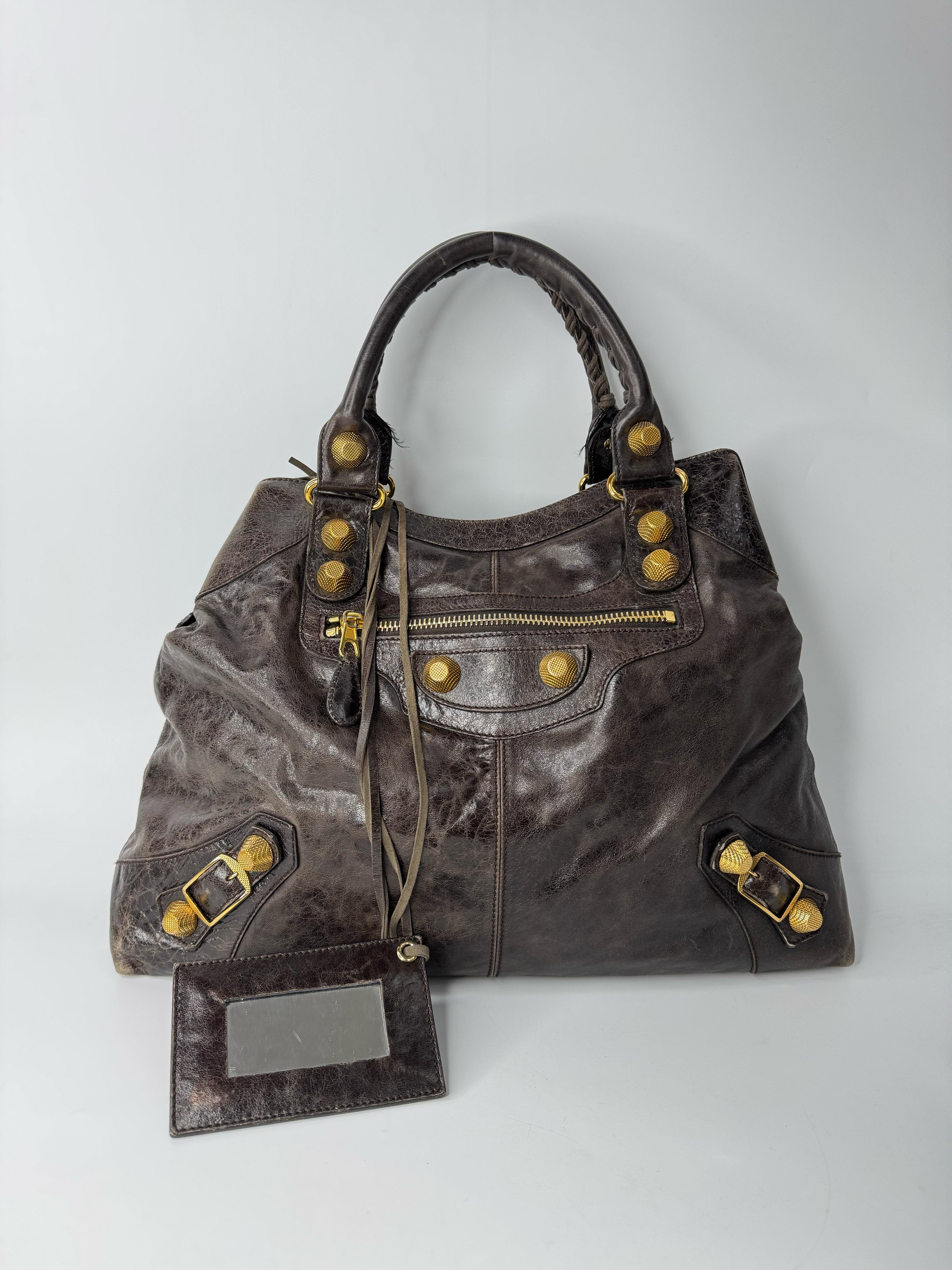 BALENCIAGA AGNEAU GIANT 21 GOLD