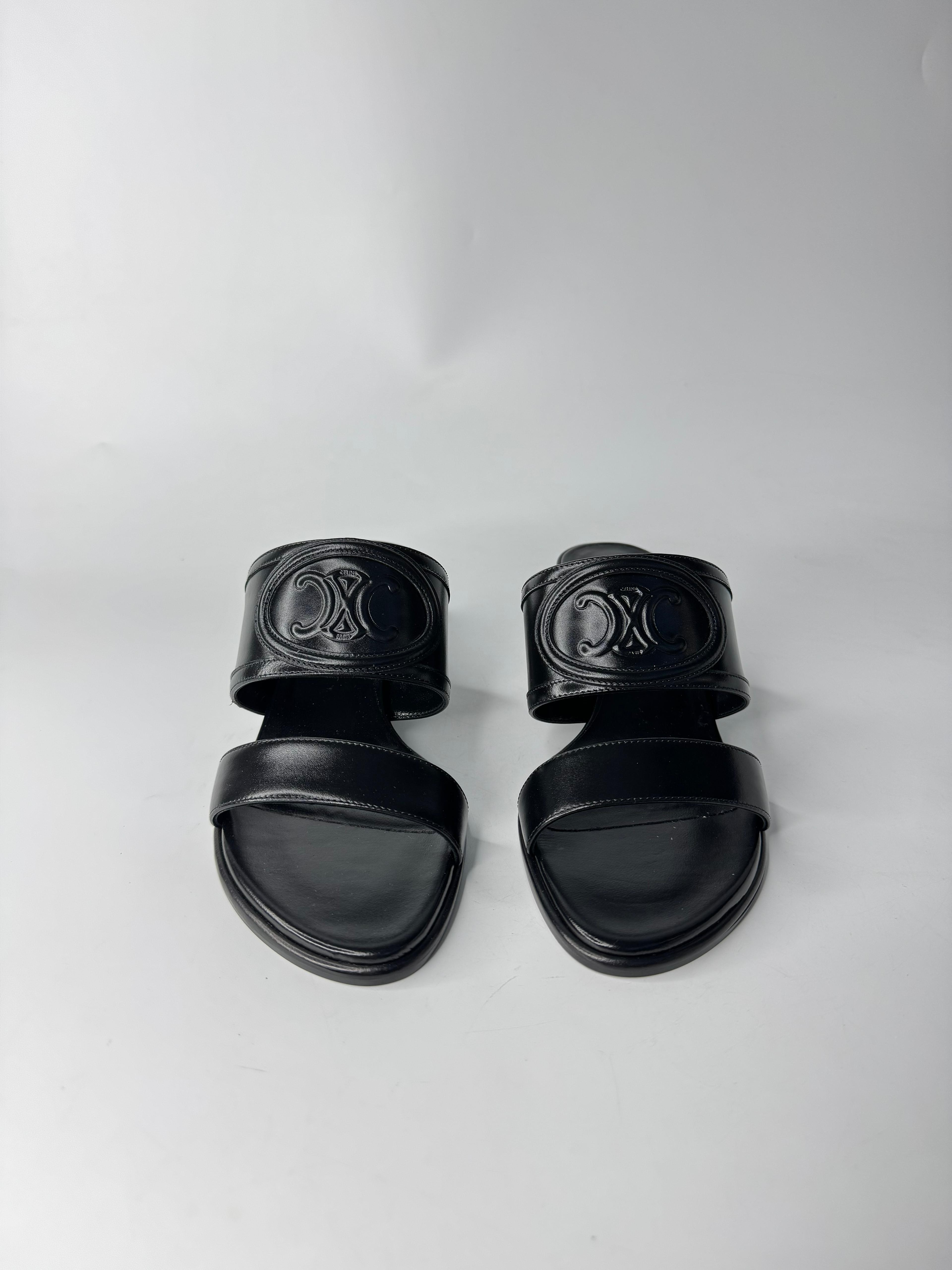 CELINE BLACK SANDALS
