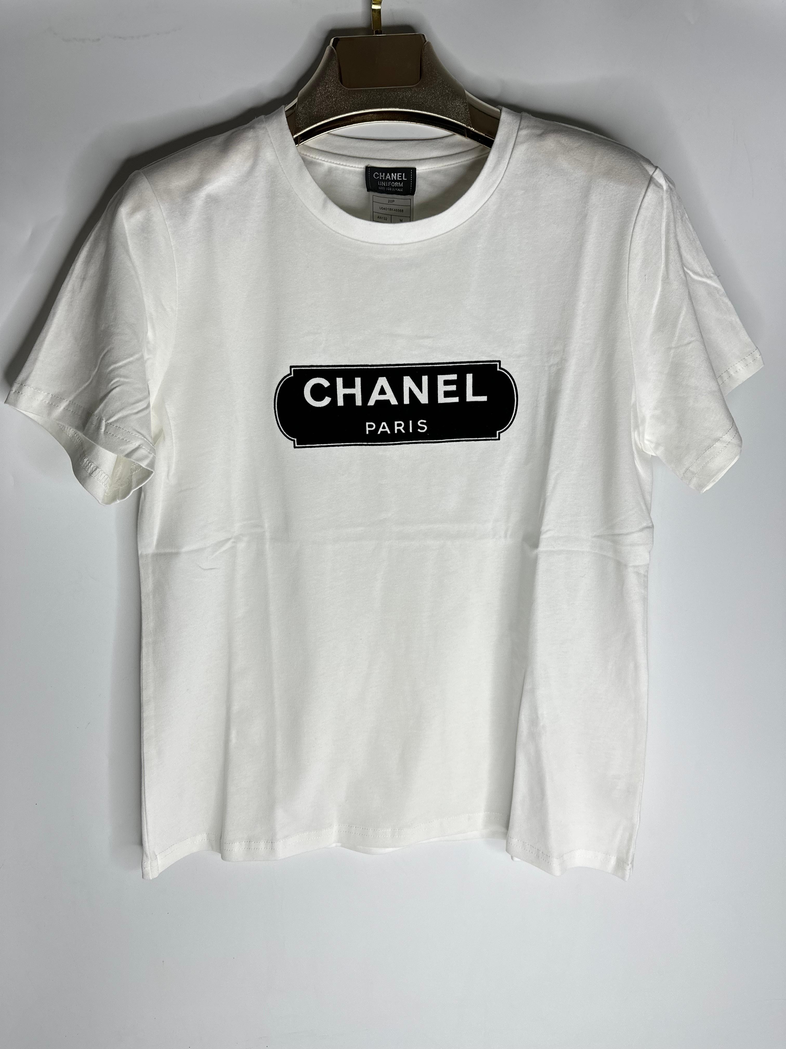 CHANEL UNIFORM T-SHIRT WHITE