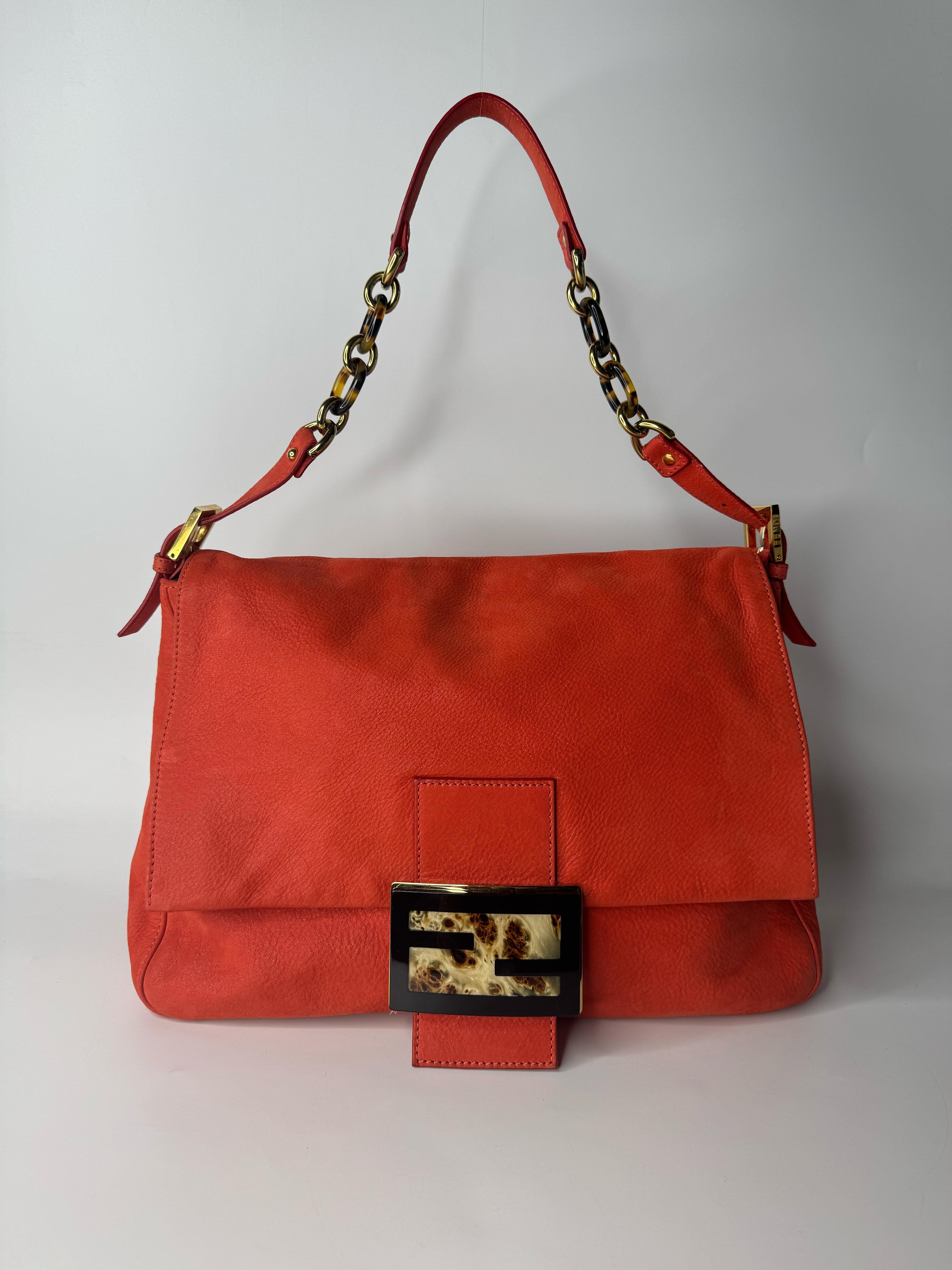 FENDI MAMMA BAGUETTE VINTAGE ORANGE 