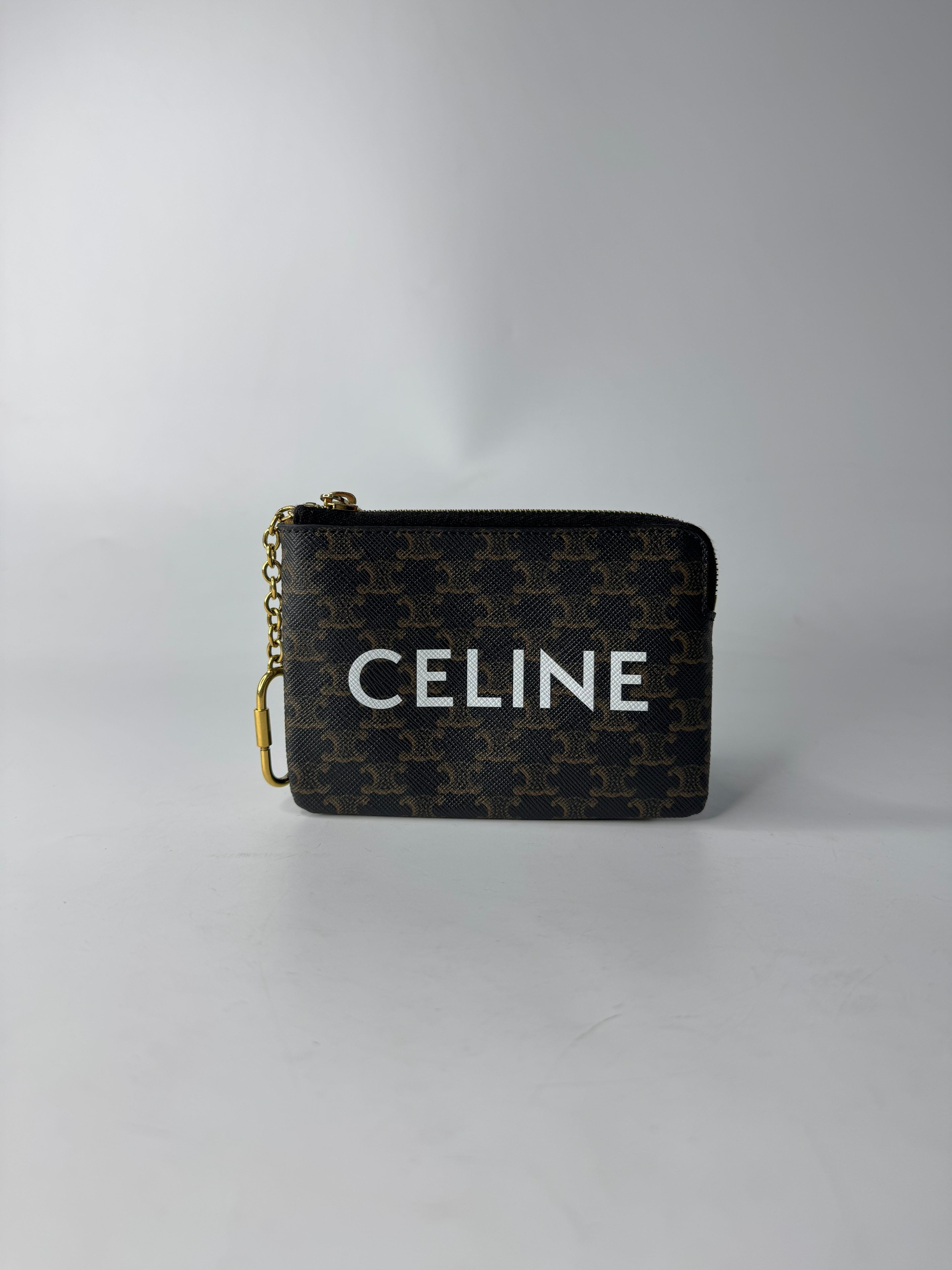 CELINE COIN AND CARD POUCH WALLET