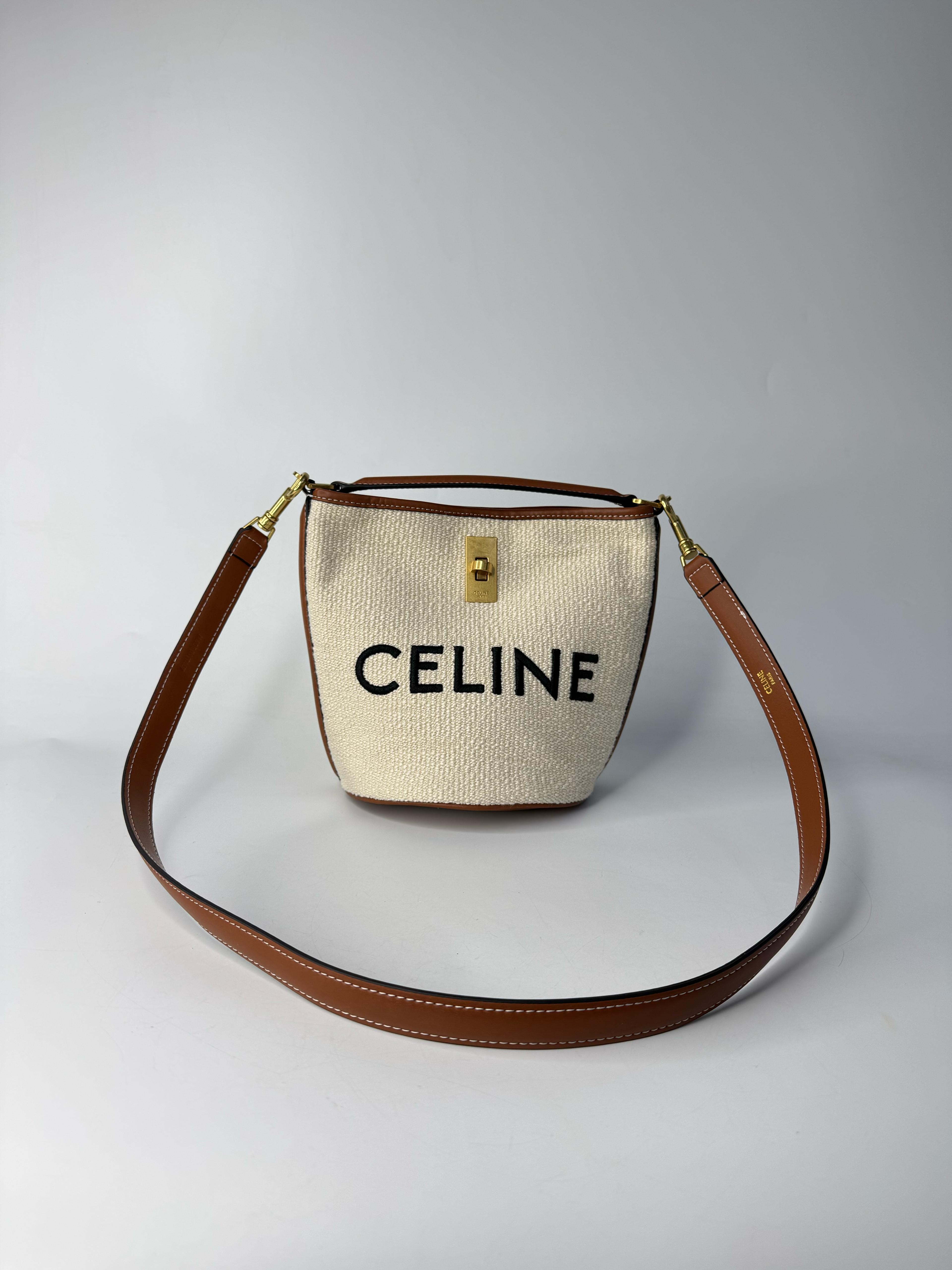 CELINE COTTON BUCKET 16