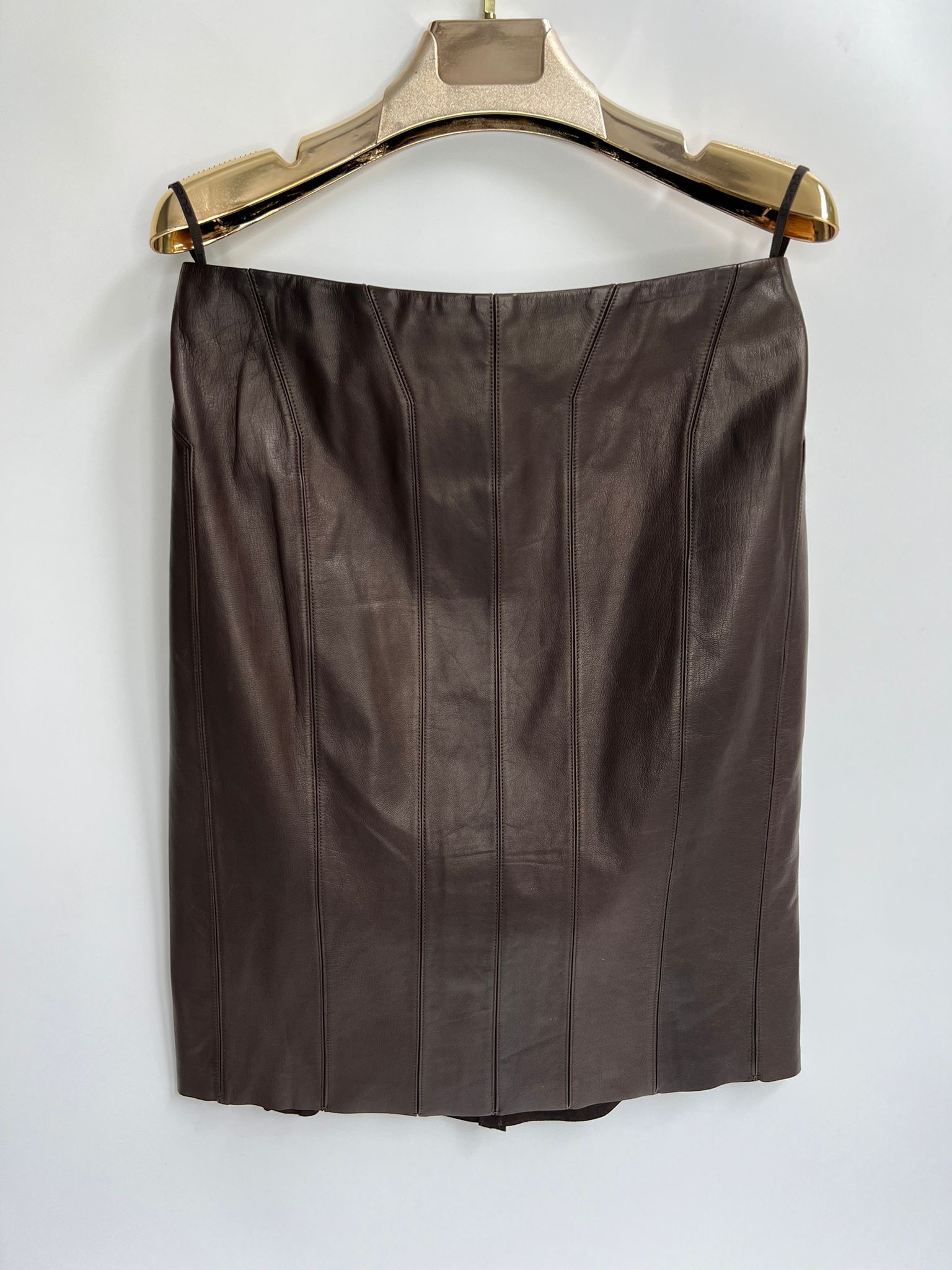GUCCI LEATHER SKIRT