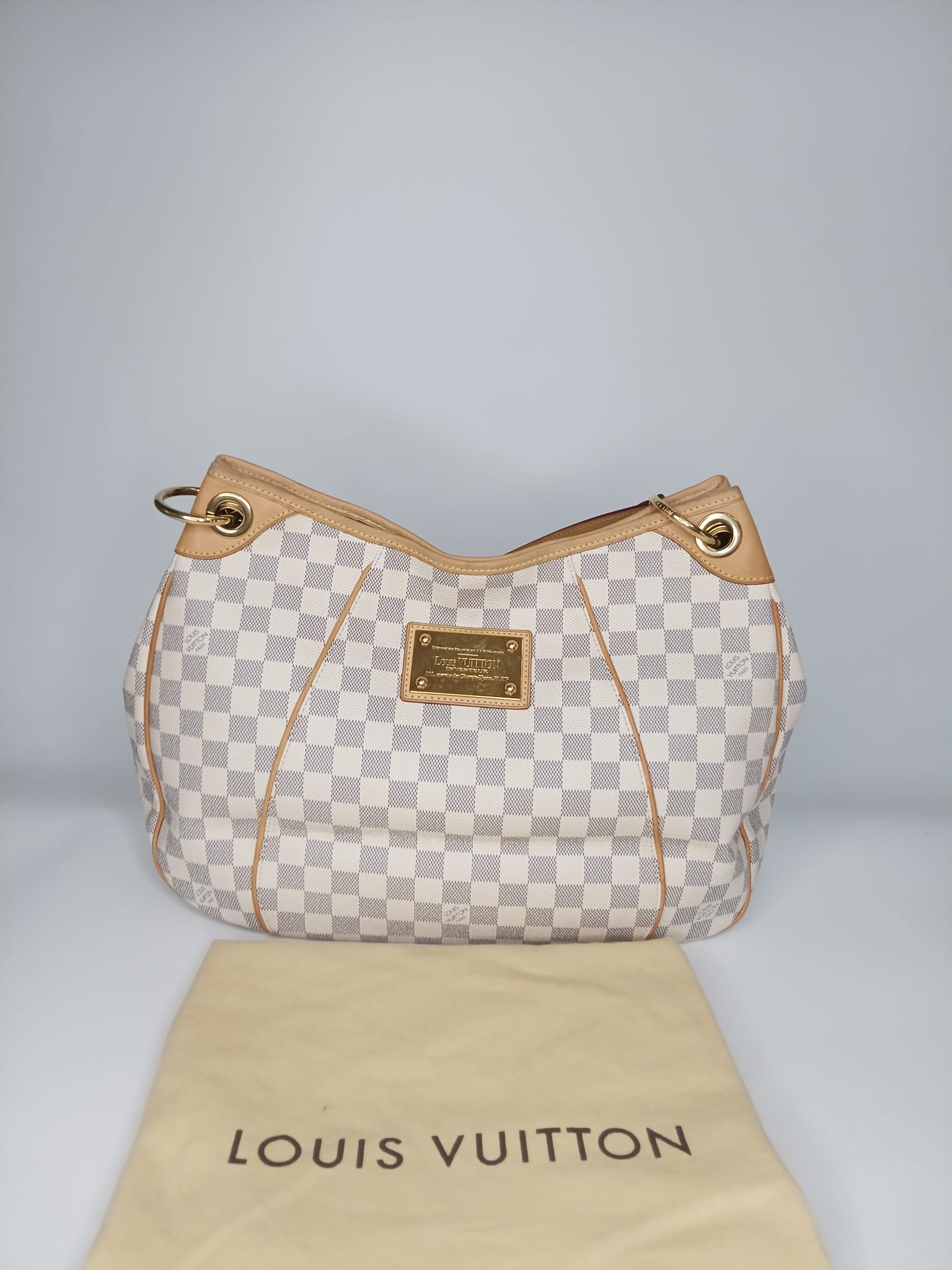 LOUIS VUITTON GALLIER AZUR DAMIER BAG