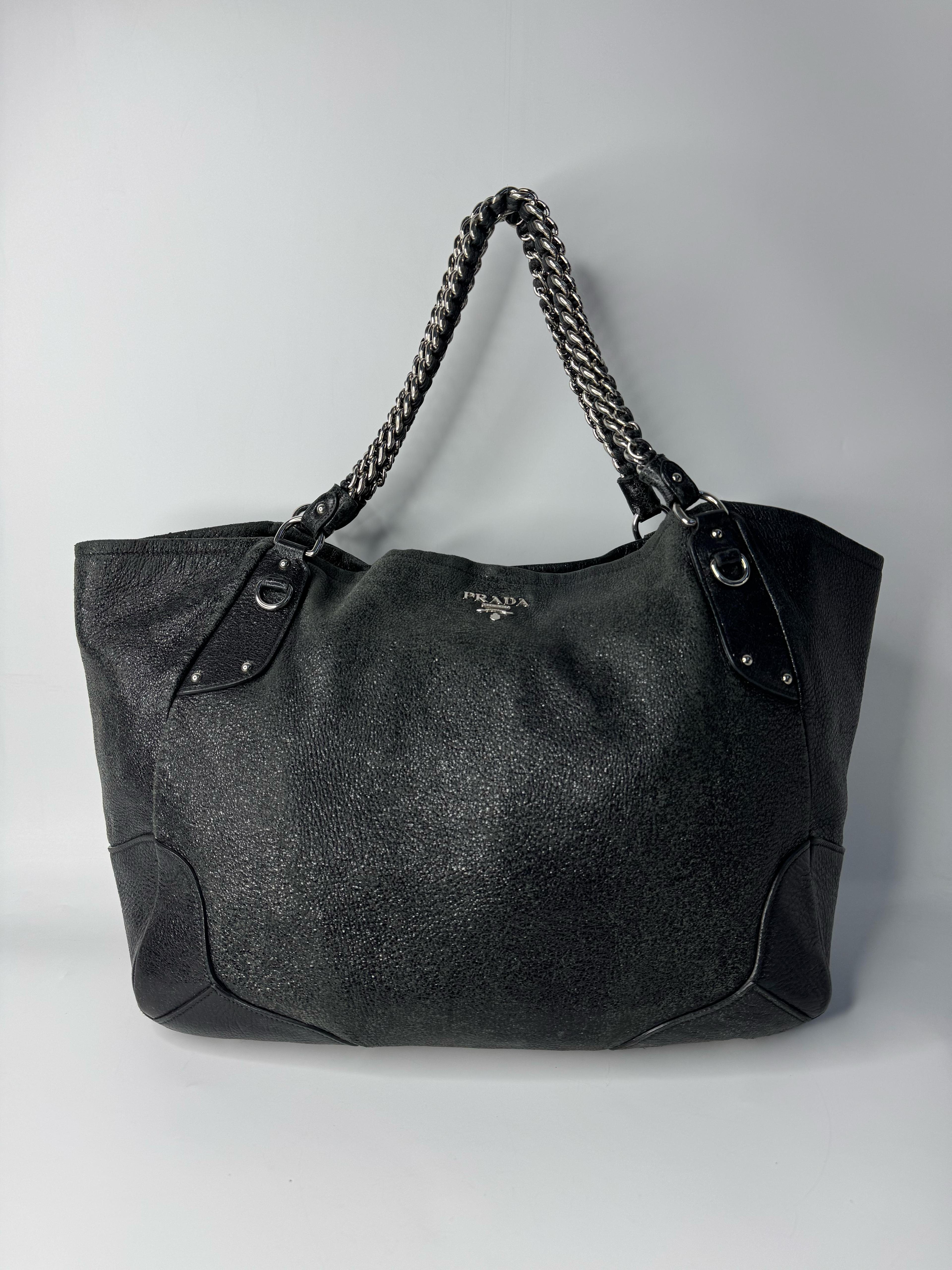 PRADA BLACK CERVO LUXE