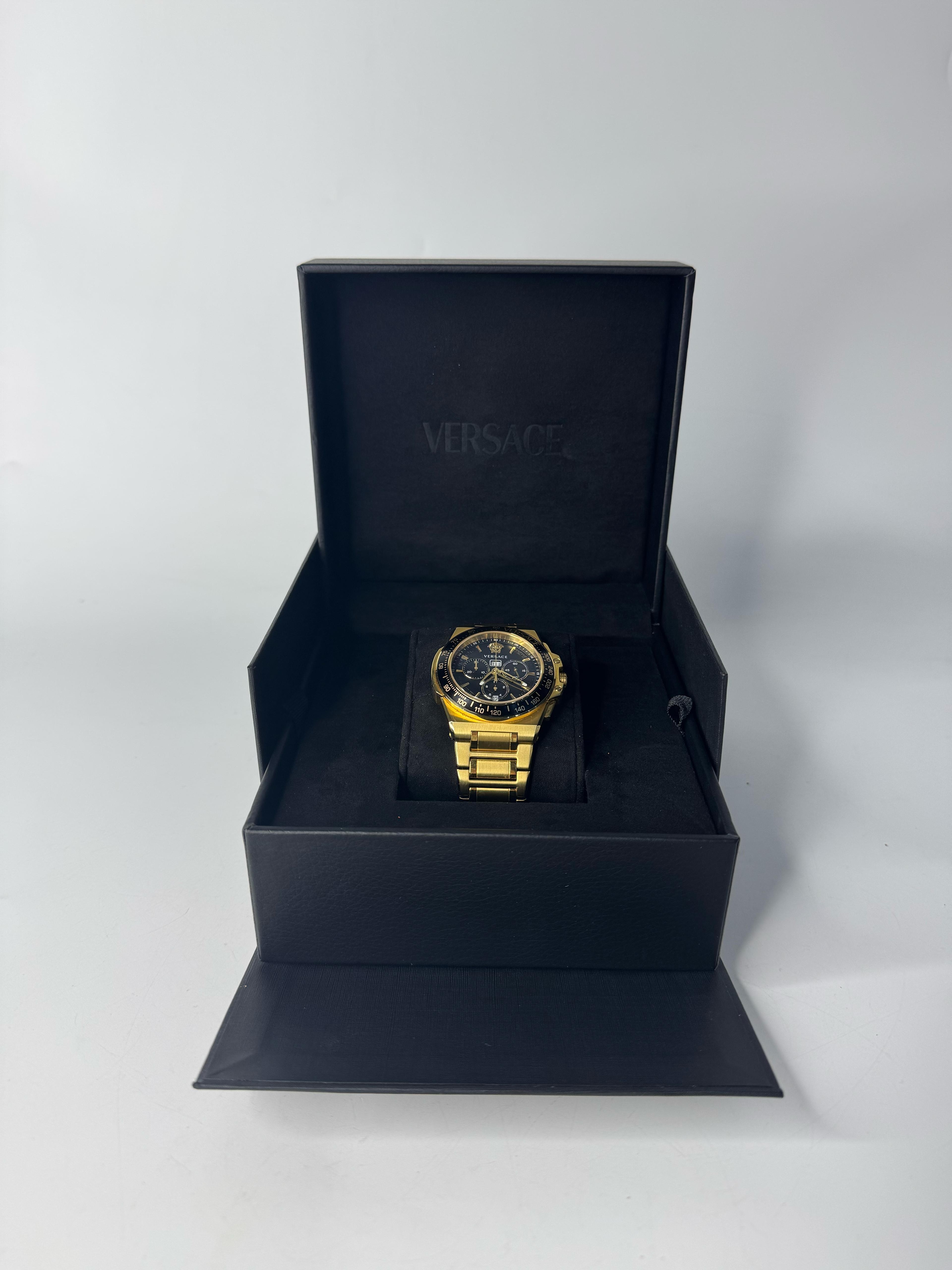 VERSACE GOLD WATCH 