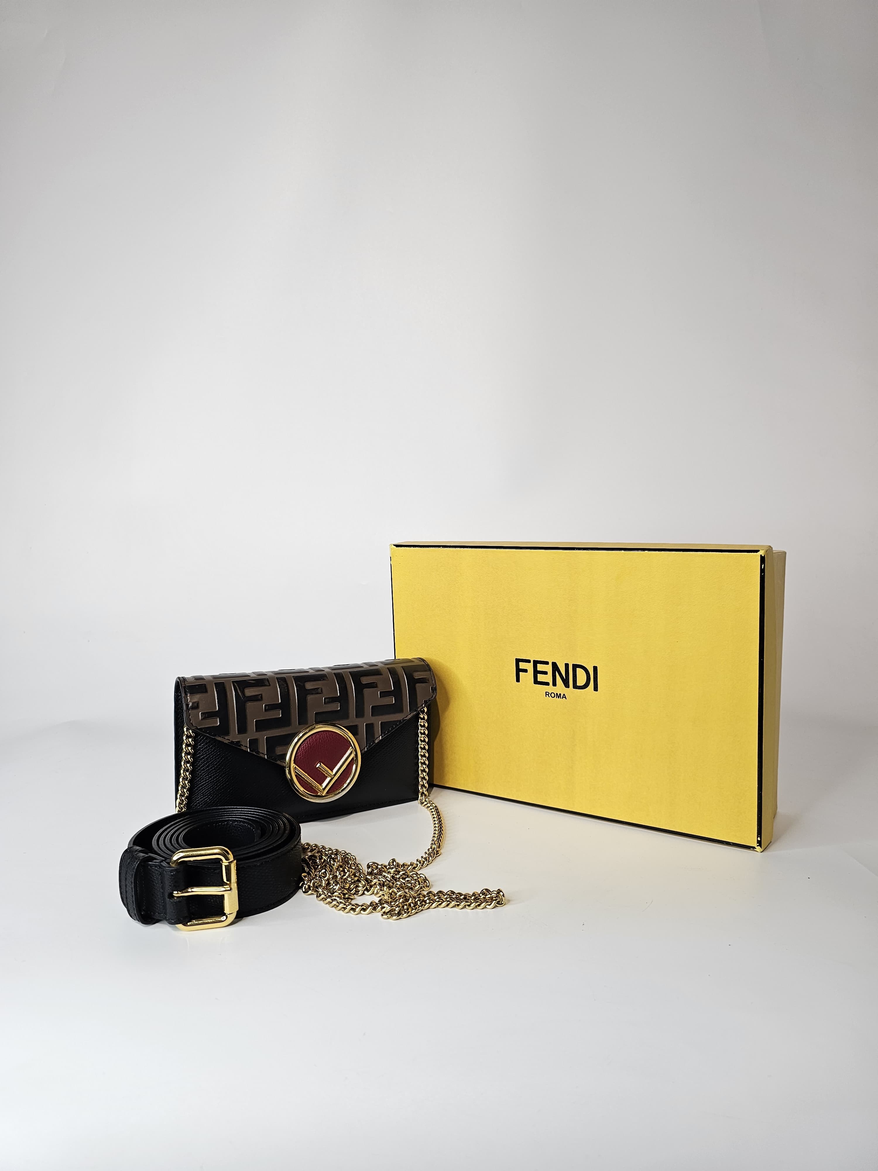 FENDI BELT BAG CHAIN BAG 