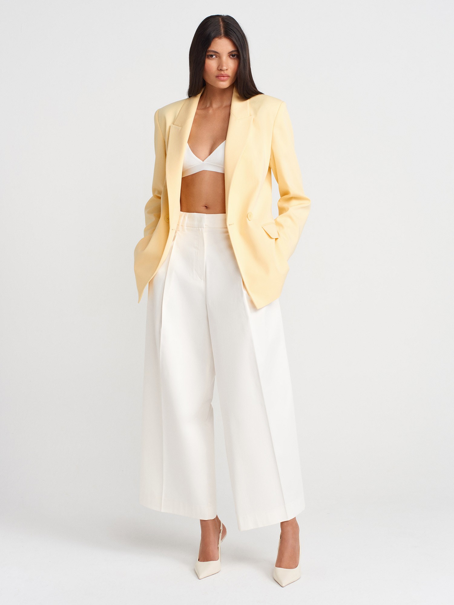 SARI BLAZER CEKET