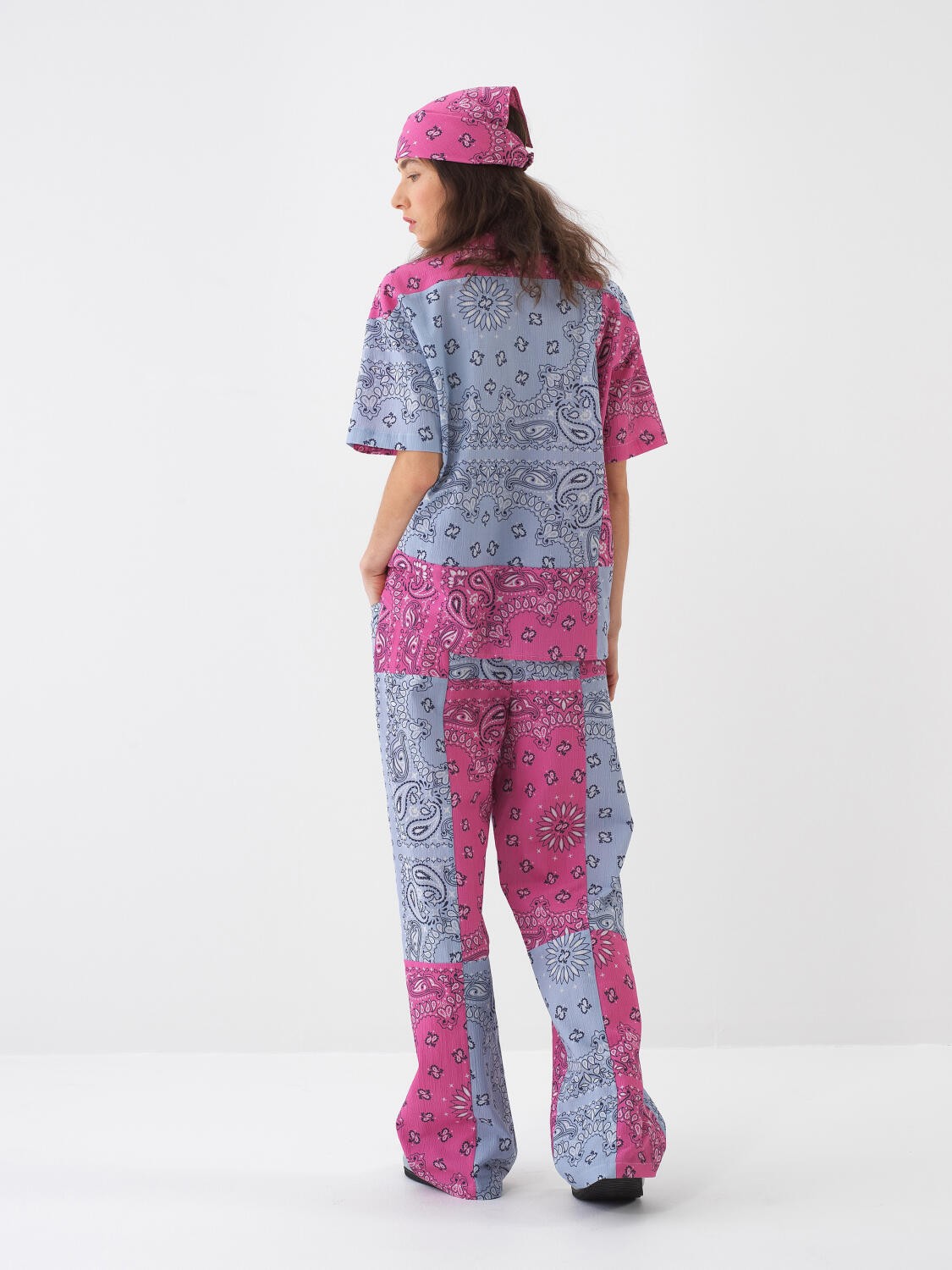 PEMBE OVERSIZE PAMUKLU GÖMLEK