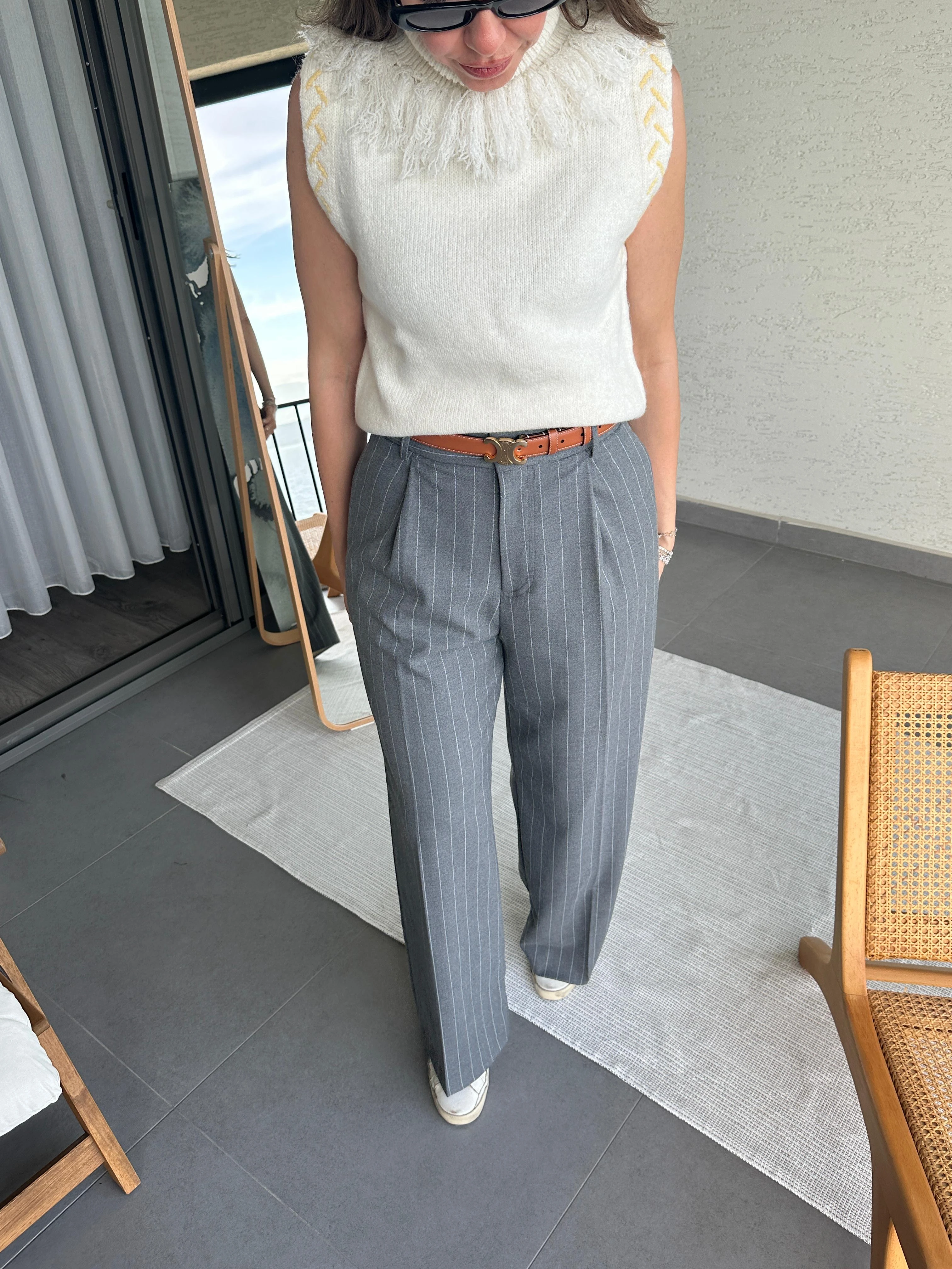 çizgili palazzo pantolon 