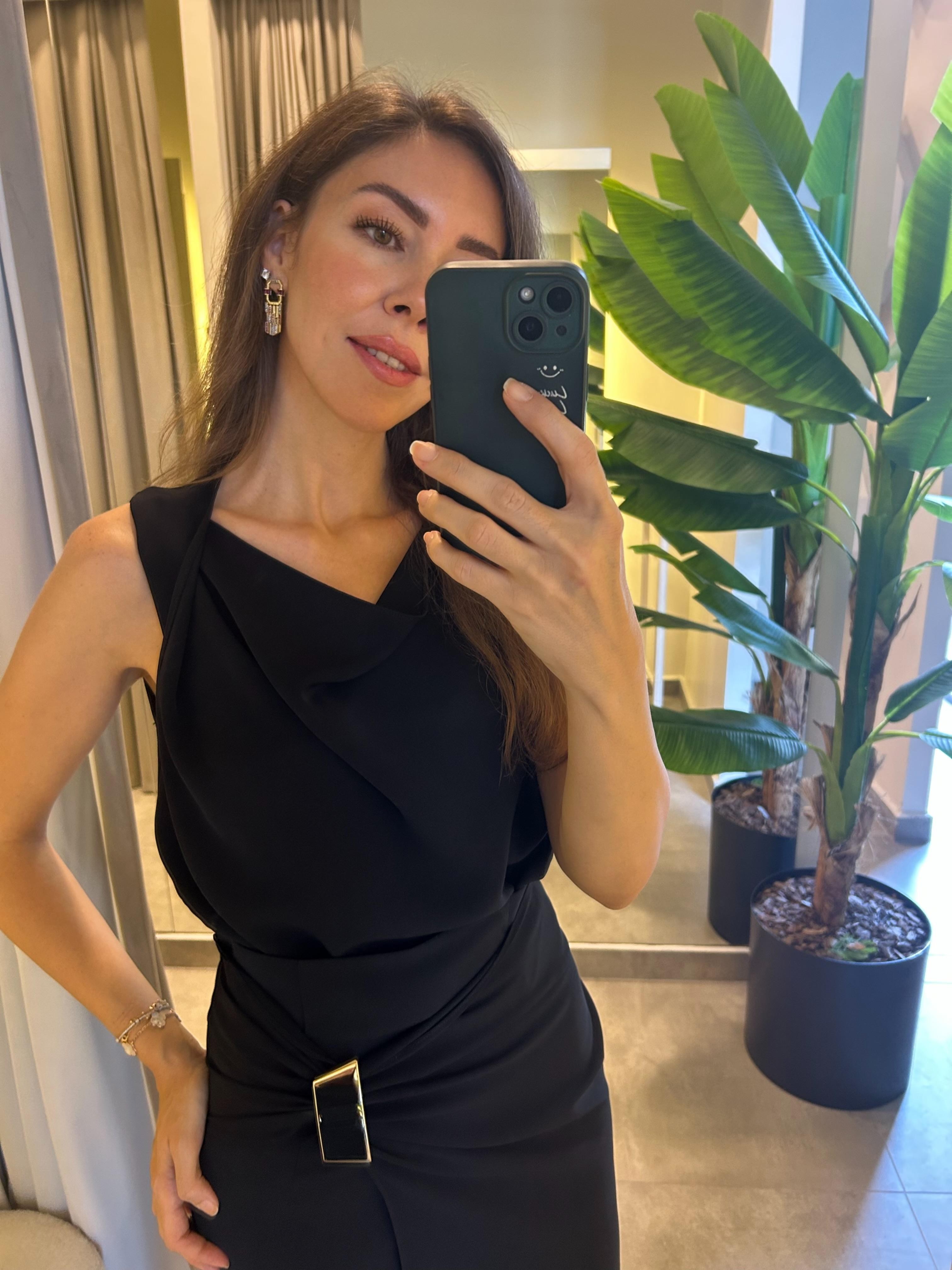 GOLD TOKALI ŞIK SİYAH TAKIM