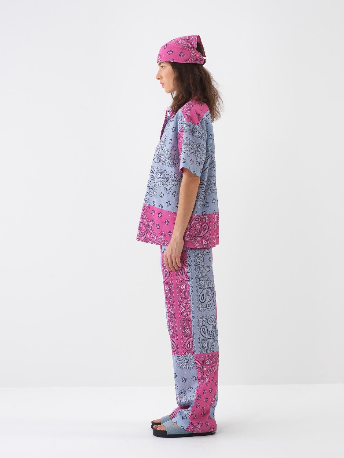 PEMBE OVERSIZE PAMUKLU GÖMLEK