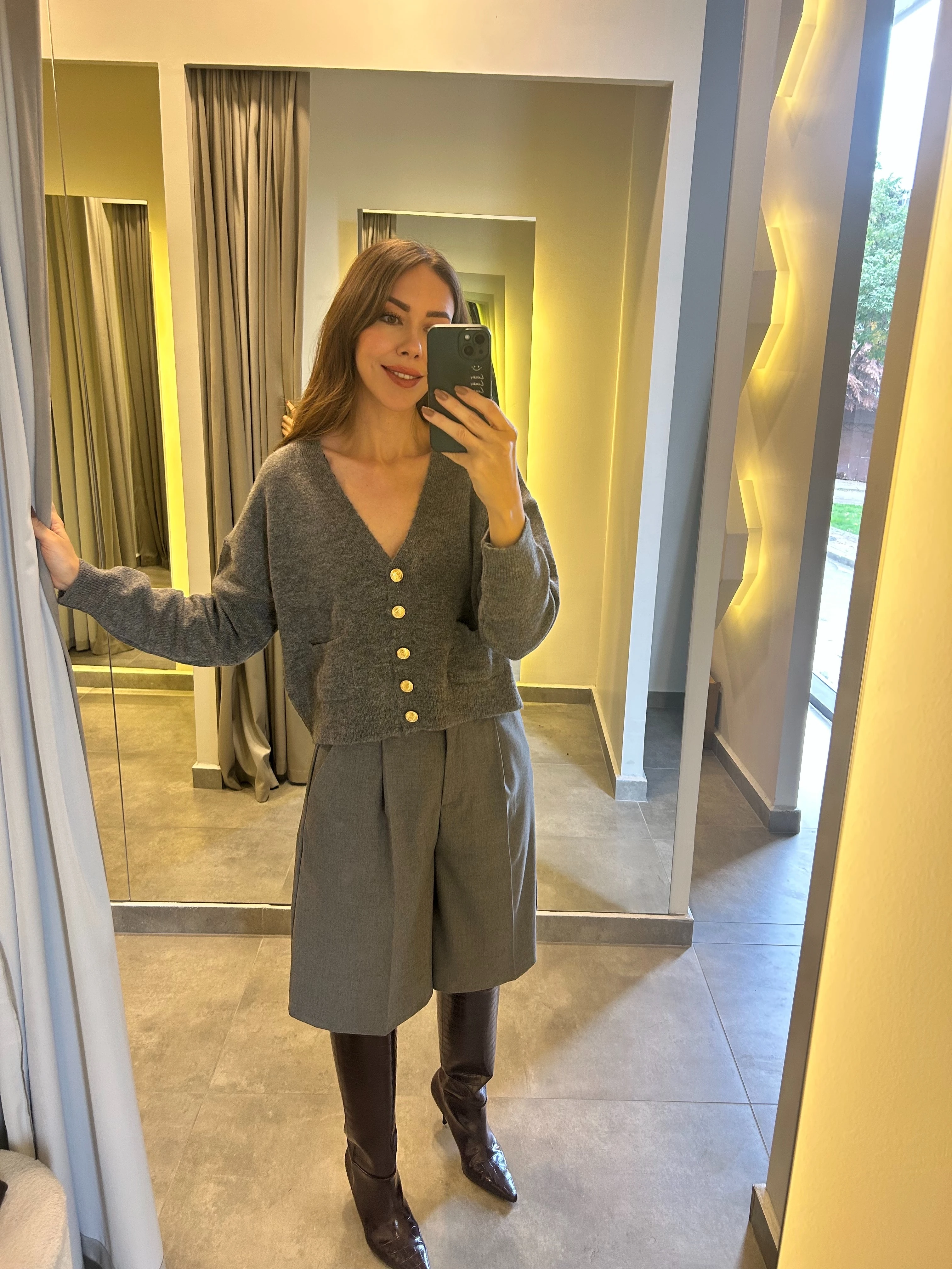 kışlık kumaş bermuda palazzo