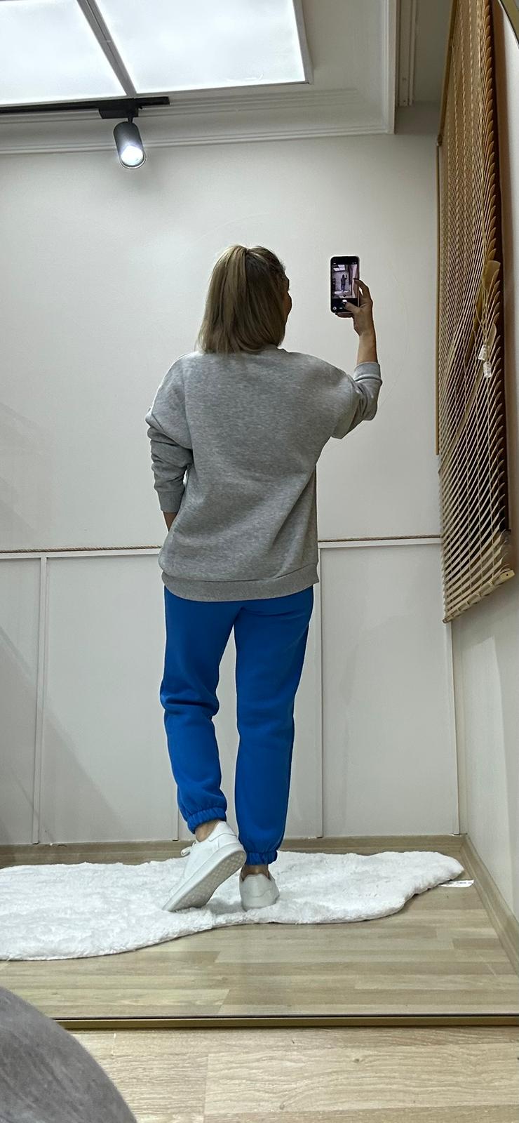 MAVİ ŞARDONLU TAKIM