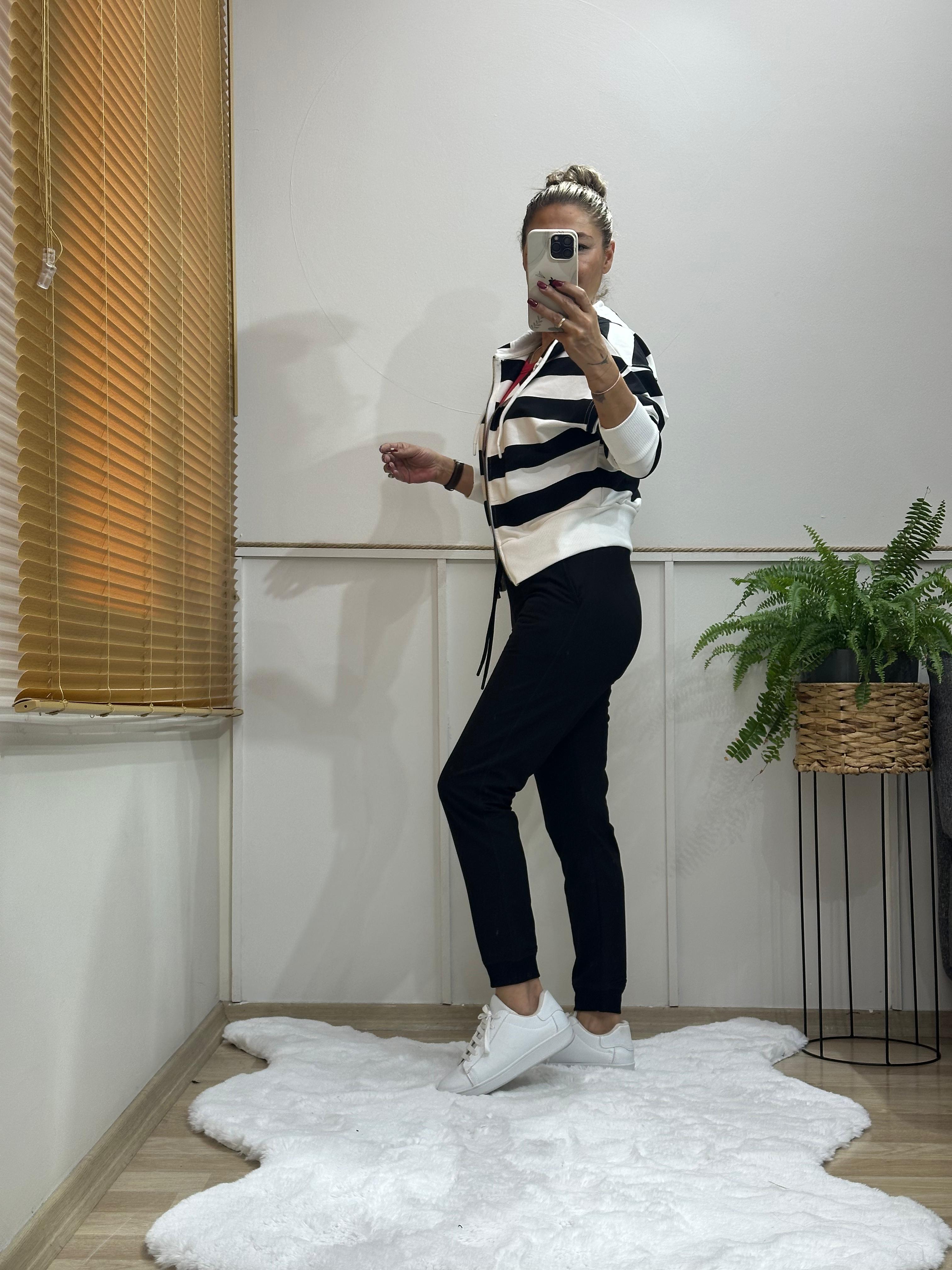 GERTY ÇİZGİLİ SWEAT
