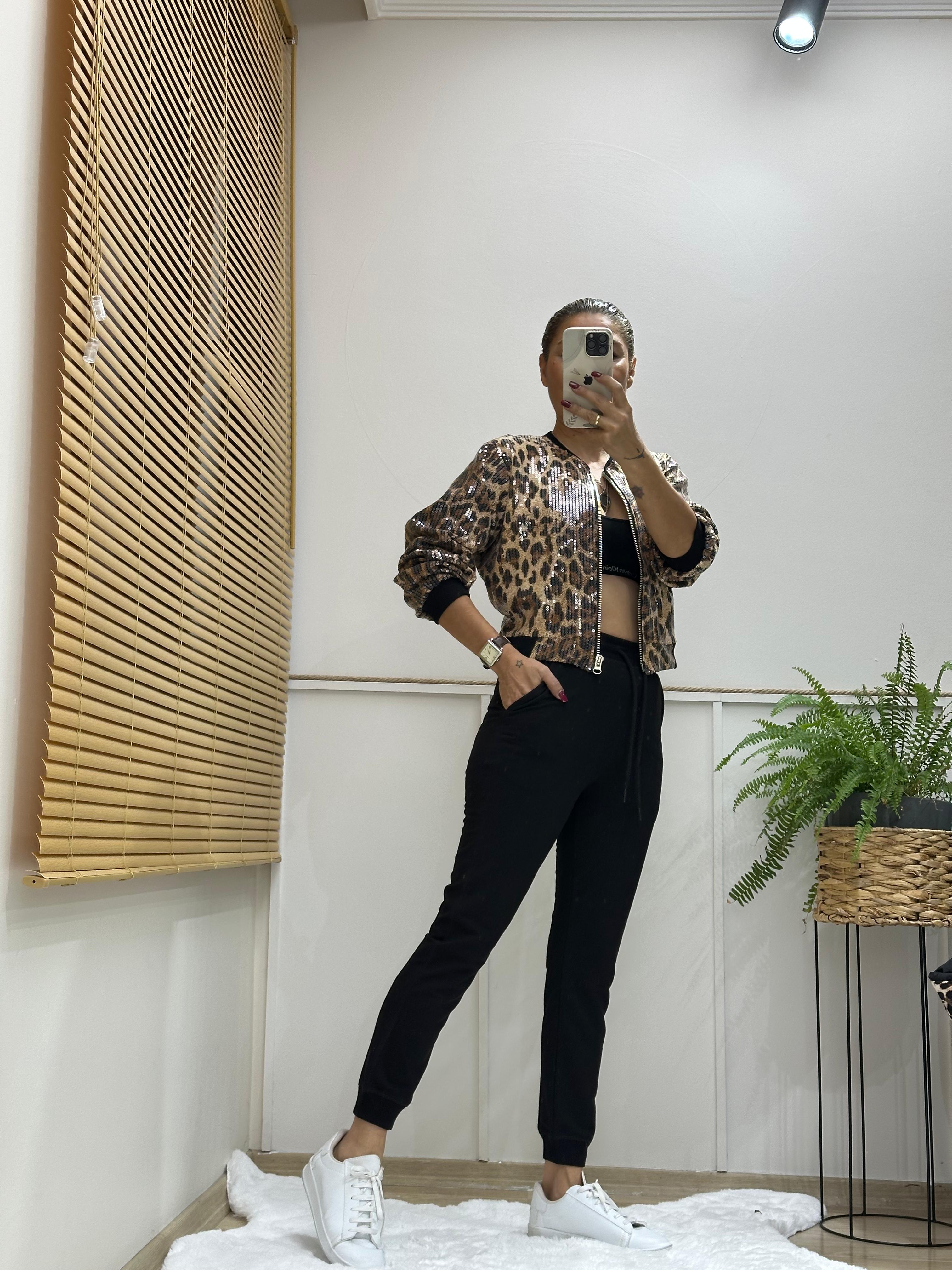 GEOGE LEOPAR PAYET BOMBER CEKET