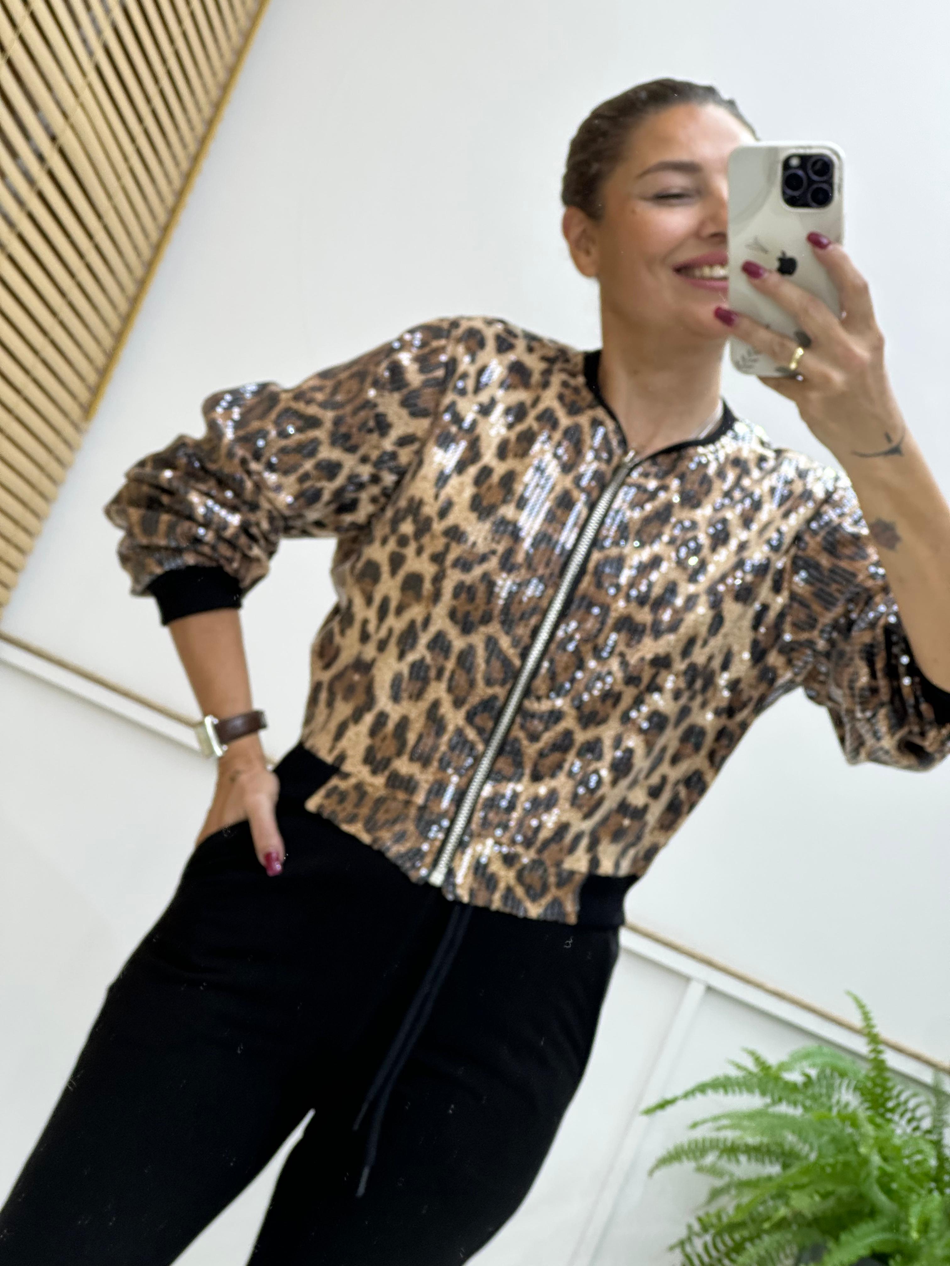 GEOGE LEOPAR PAYET BOMBER CEKET