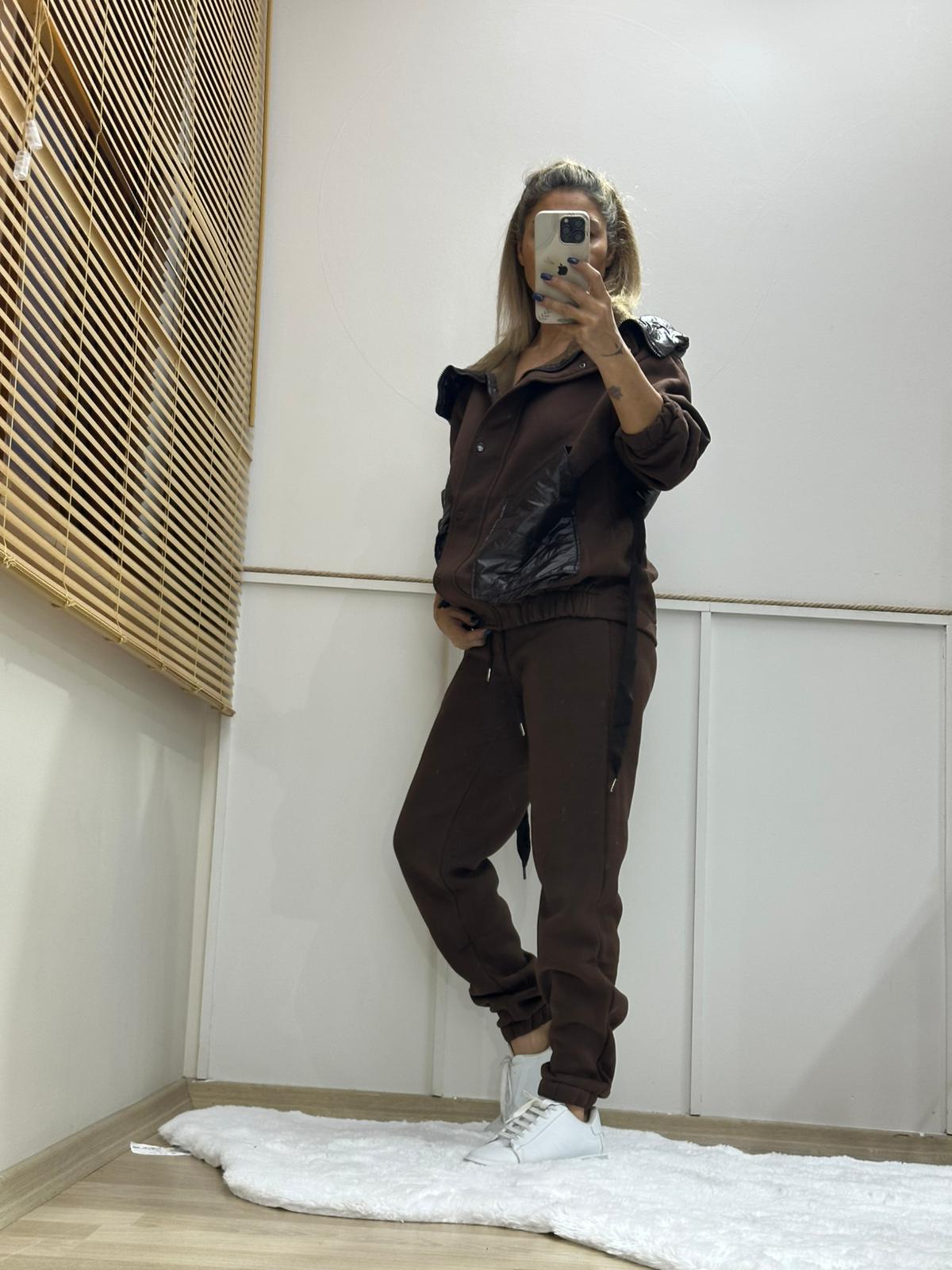 SİGNO KAHVE ŞARDONLU TAKIM