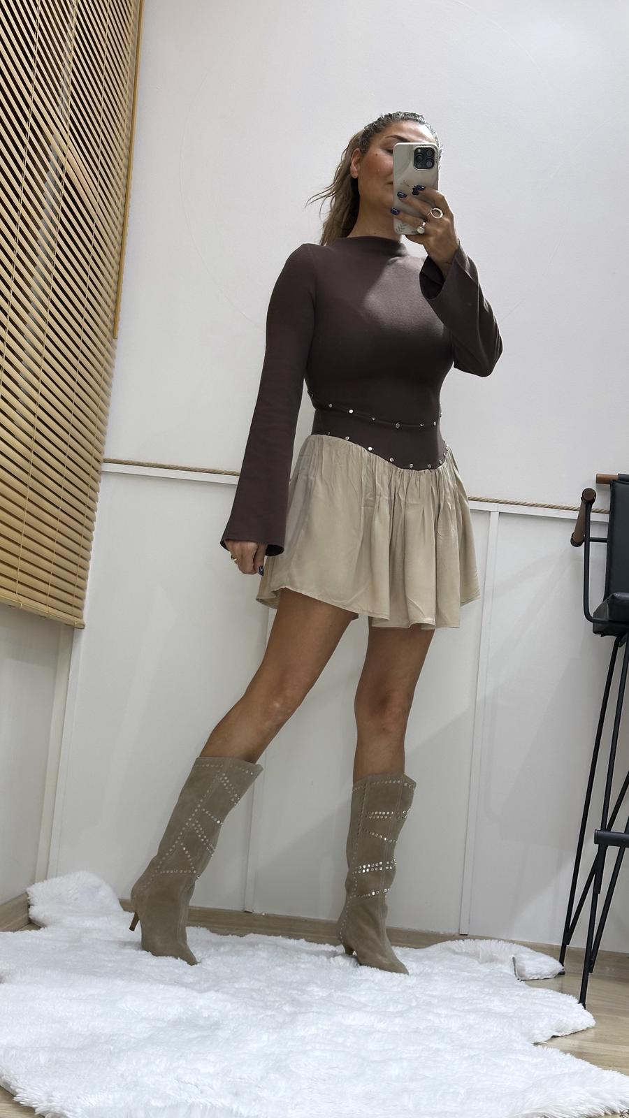 HELİN MİNİ ELBİSE