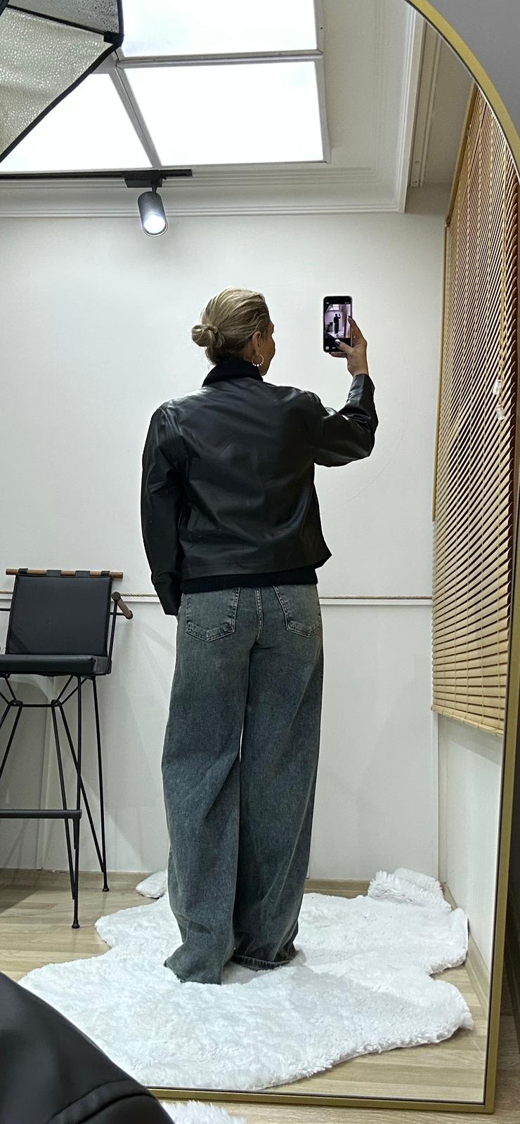 BOWET MAT DERİ CEKET 