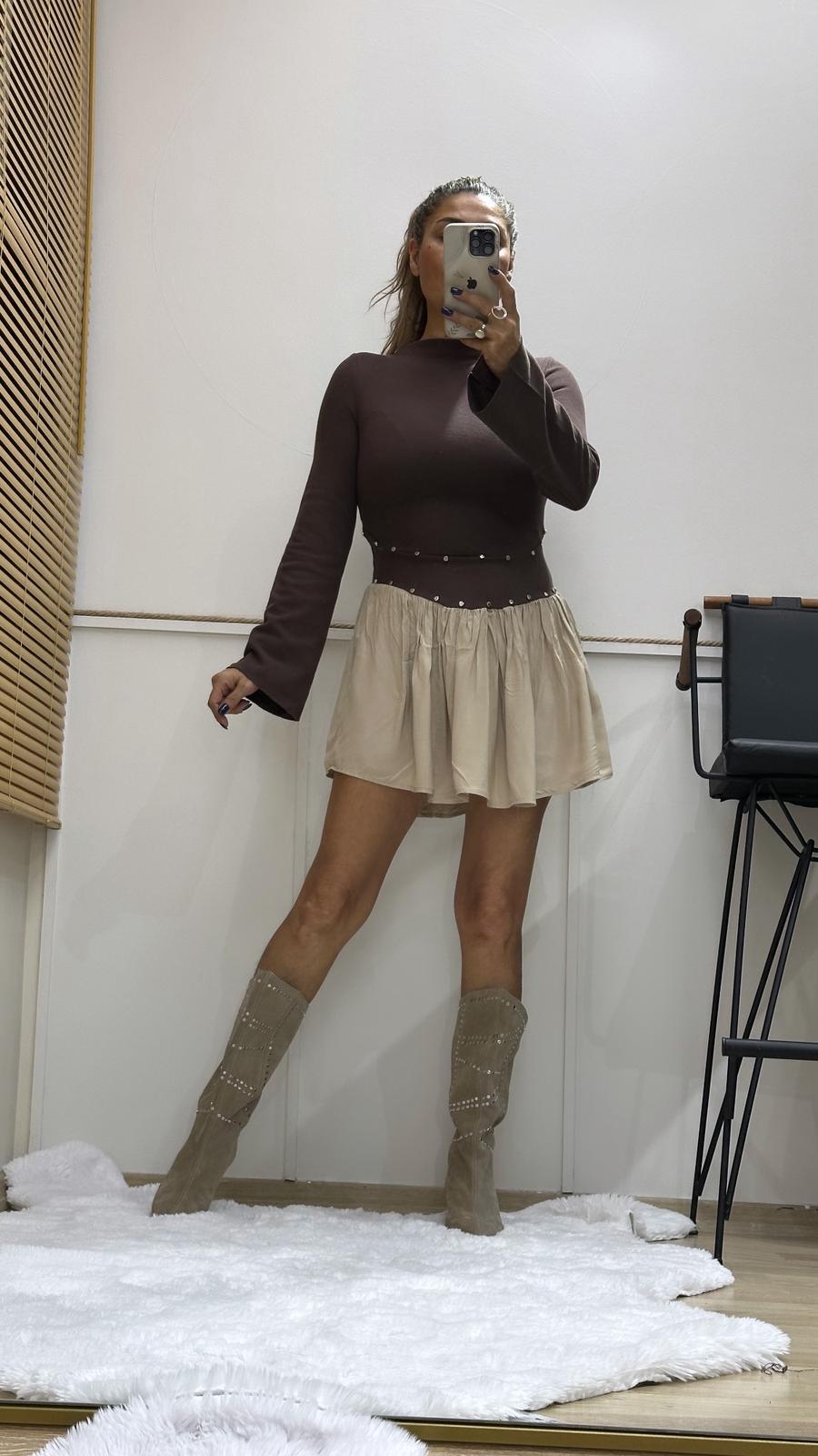 HELİN MİNİ ELBİSE