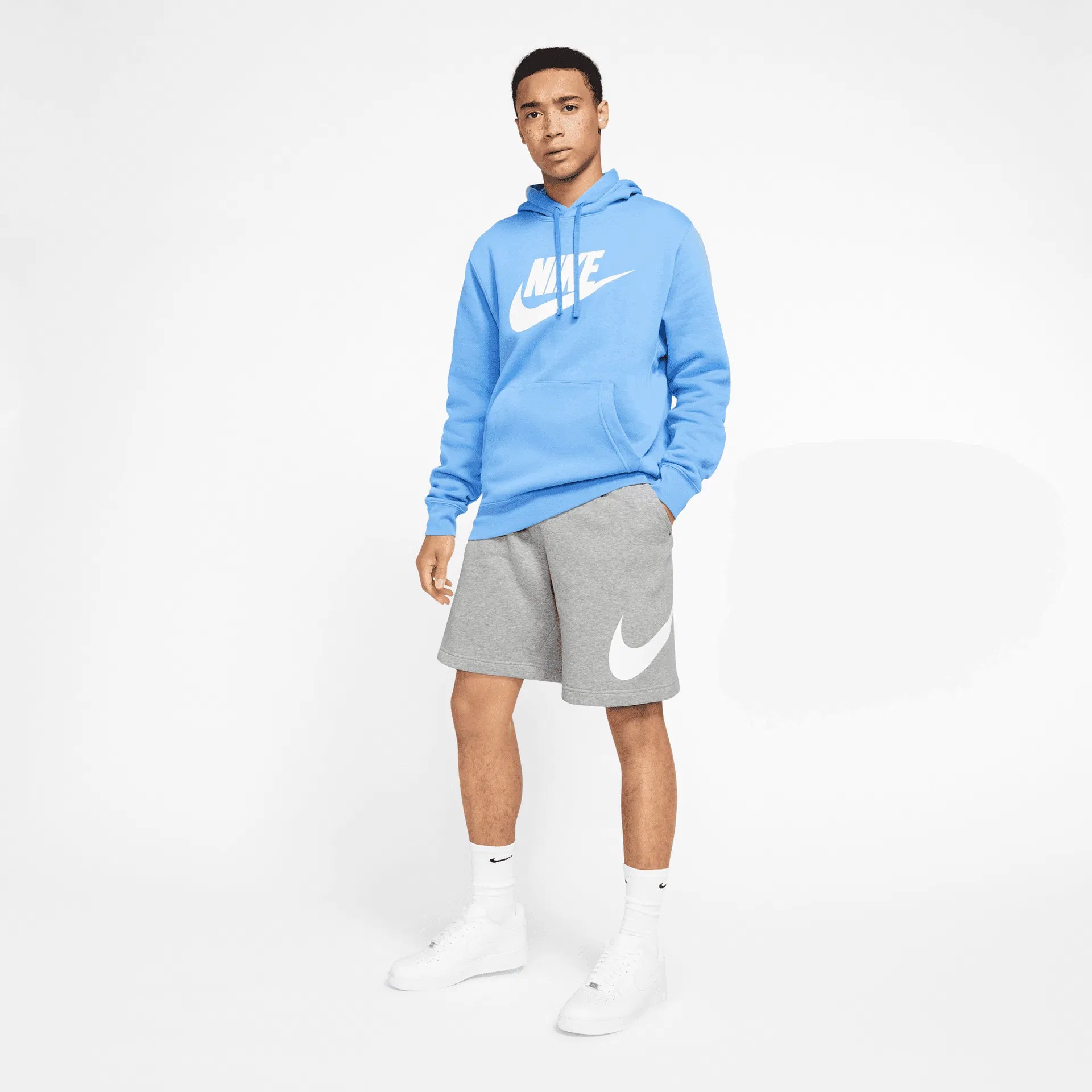 Swoosh Big Logo Short - Gri