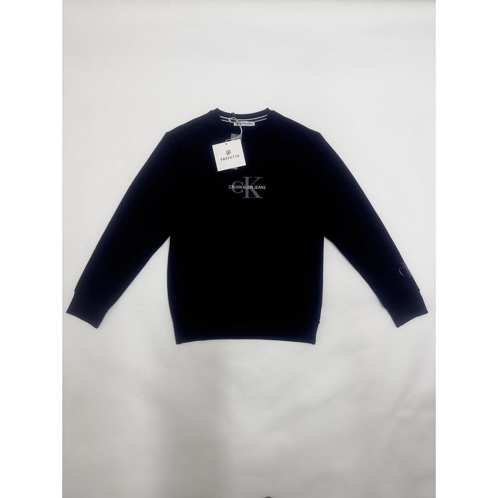 Calvin Klein Crew Logo Sweatshirt - Siyah