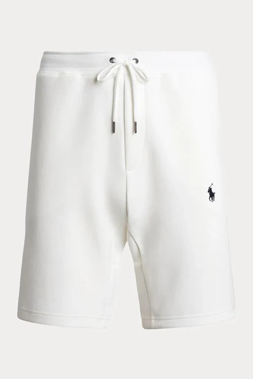 Cotton Fleece Short  - Beyaz