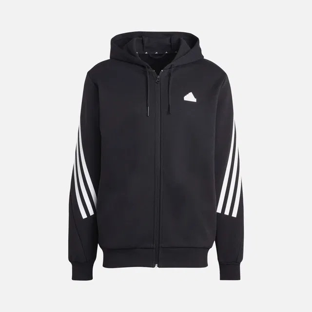 Fature Icons 3 Stripes Hoodie - Siyah