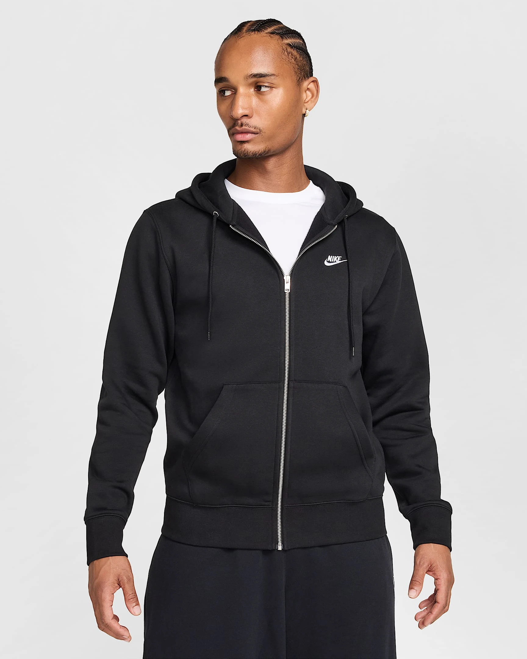 2025 Nike Club Fleece Hoodie  - Siyah