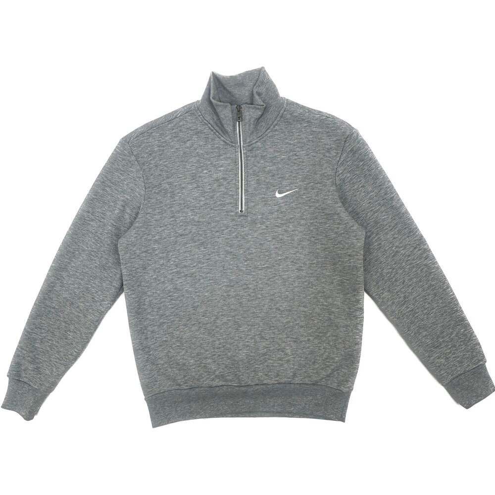 Nike Solo Swoosh Half Zipper - Gri