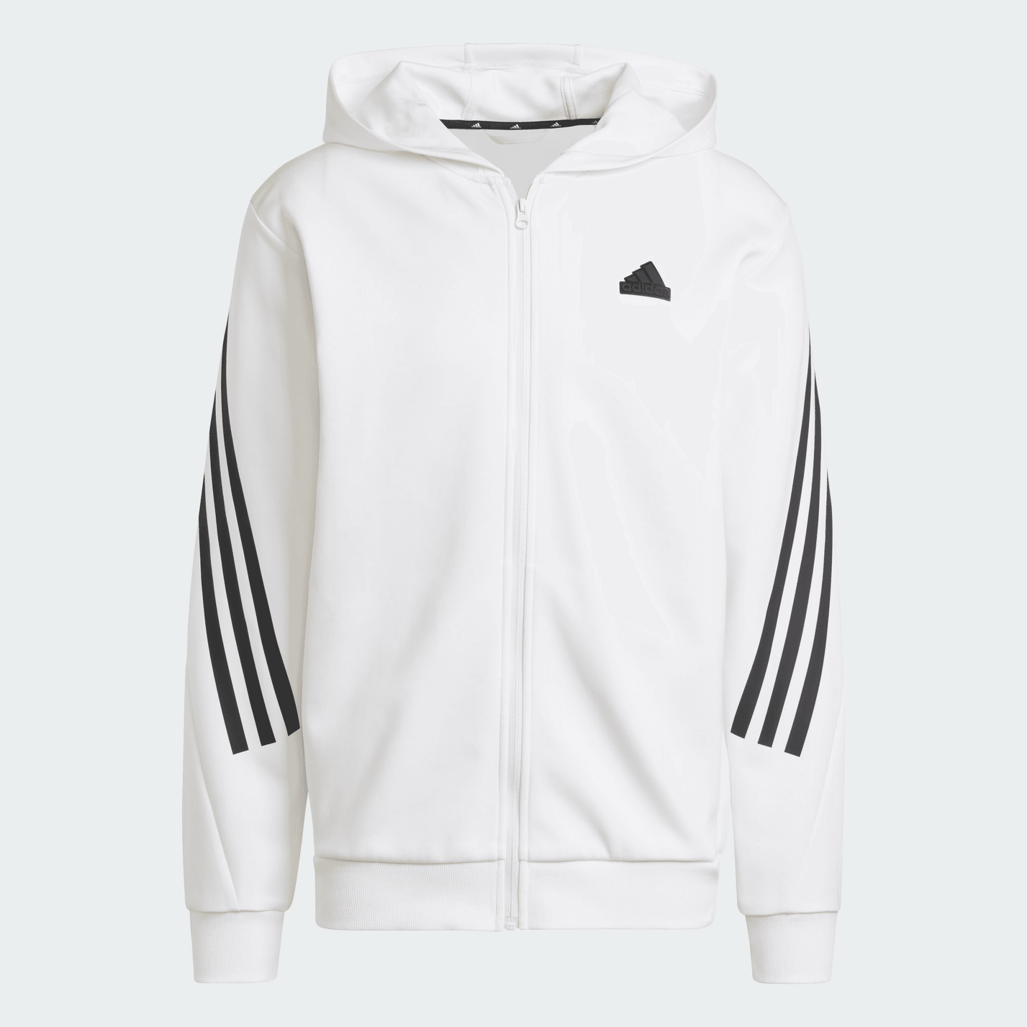 Fature Icons 3 Stripes Hoodie - Beyaz
