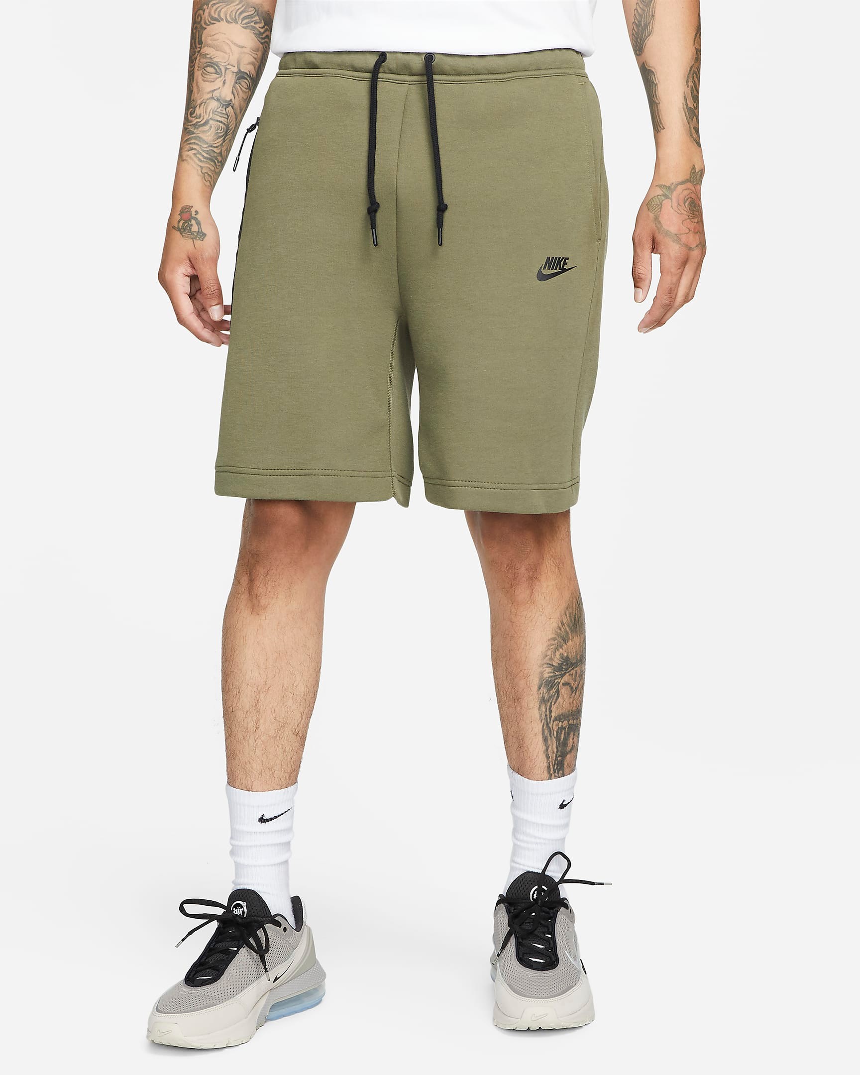 Sportswear Tech Fleece SS24 Short - Haki Yeşil