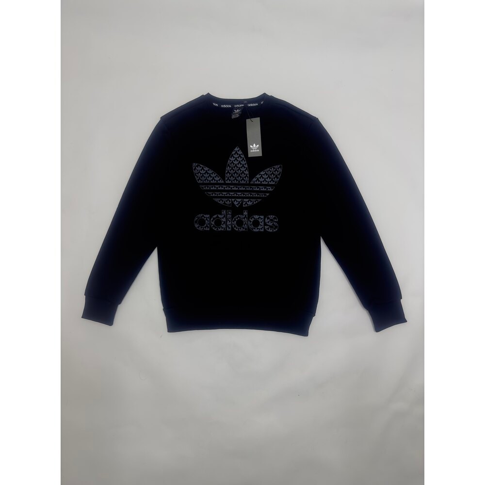 Adidas Crew Logo Swetshirt - Siyah