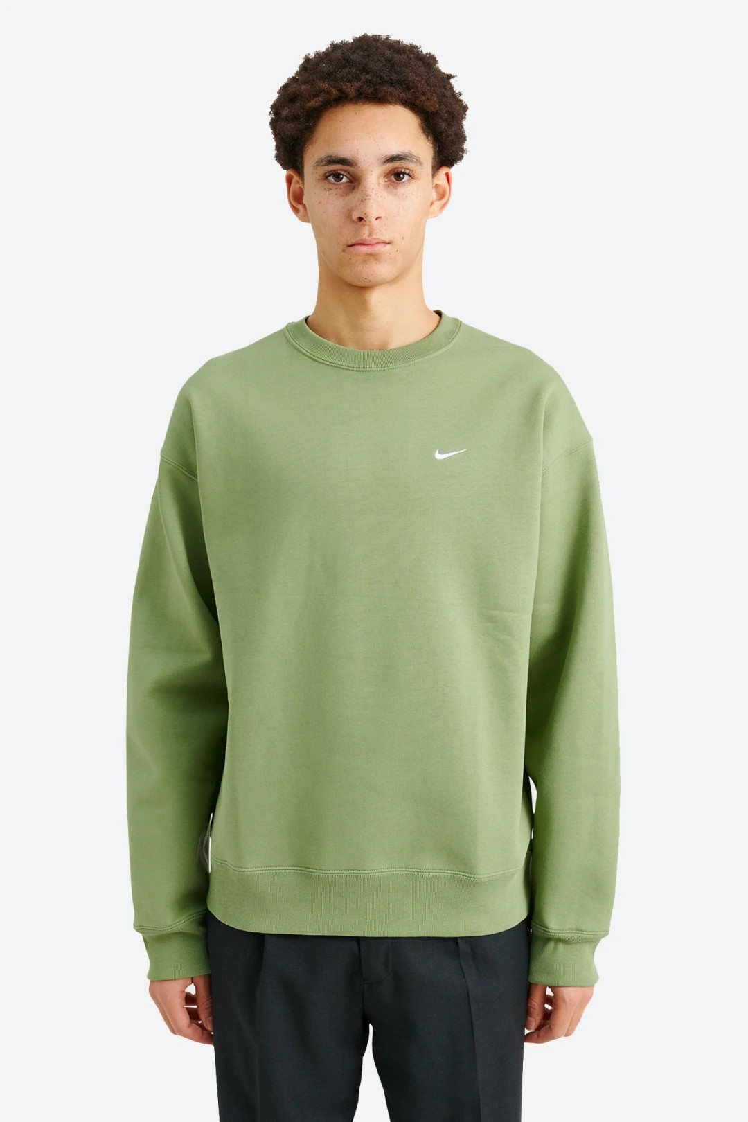 Nike Solo Swoosh Crew Sweatshirt - Yeşil