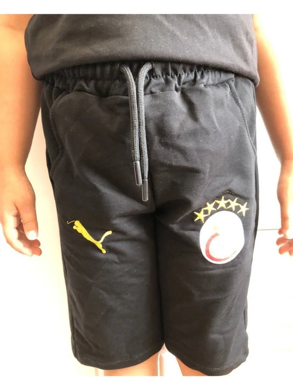 5 Yıldız GS Şort Tişört Siyah Takım