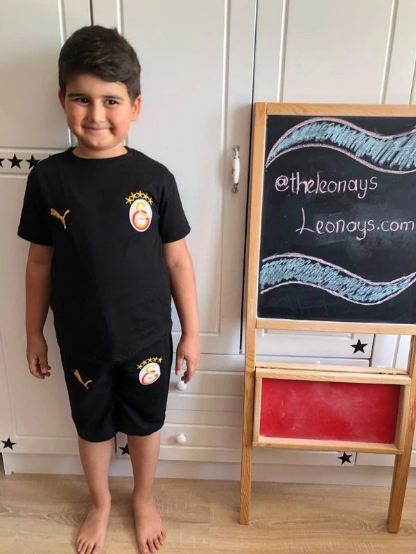 5 Yıldız GS Şort Tişört Siyah Takım