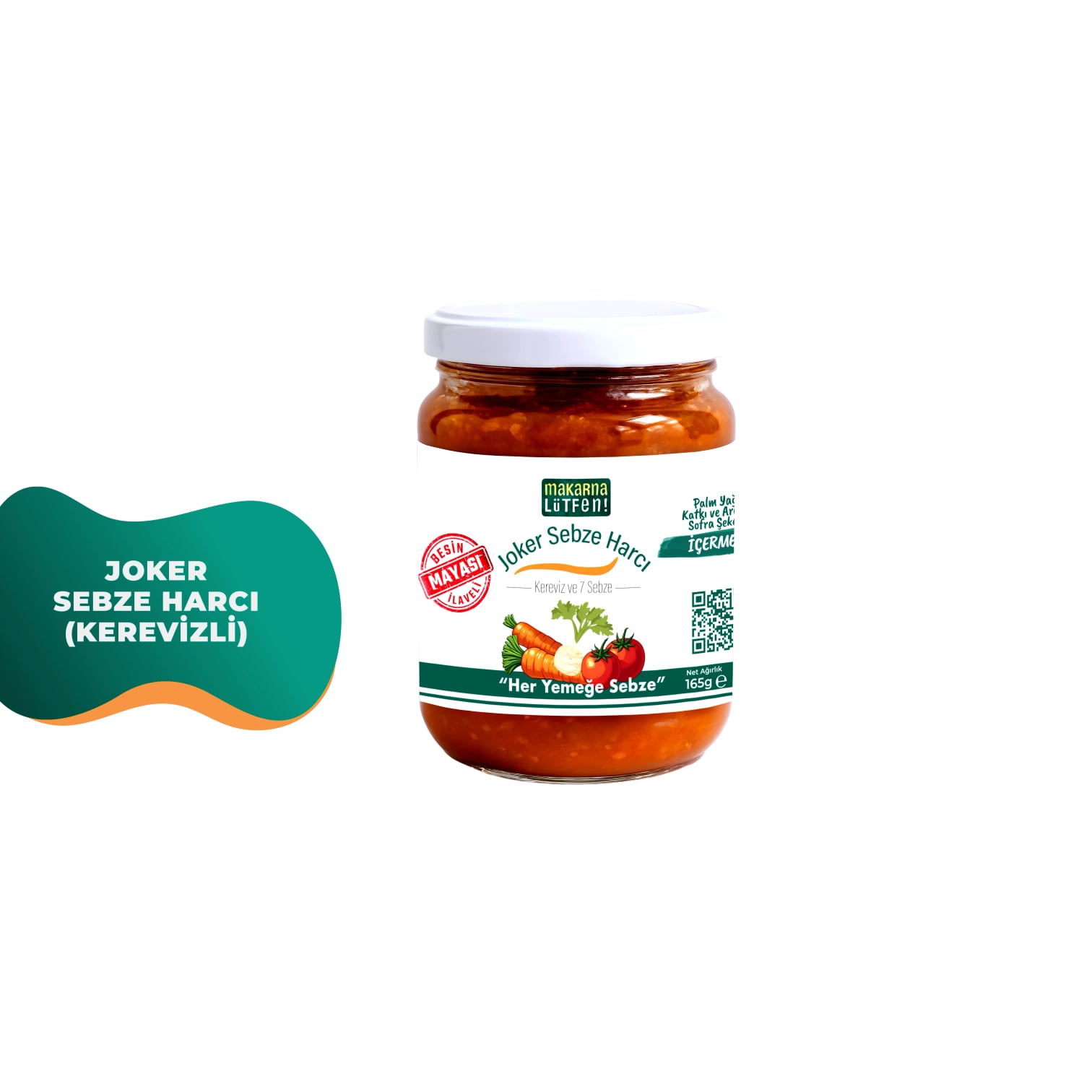 Joker Kerevizli Sebze Karışımı - 7 Çeşit Lezzet (165 gr) 2