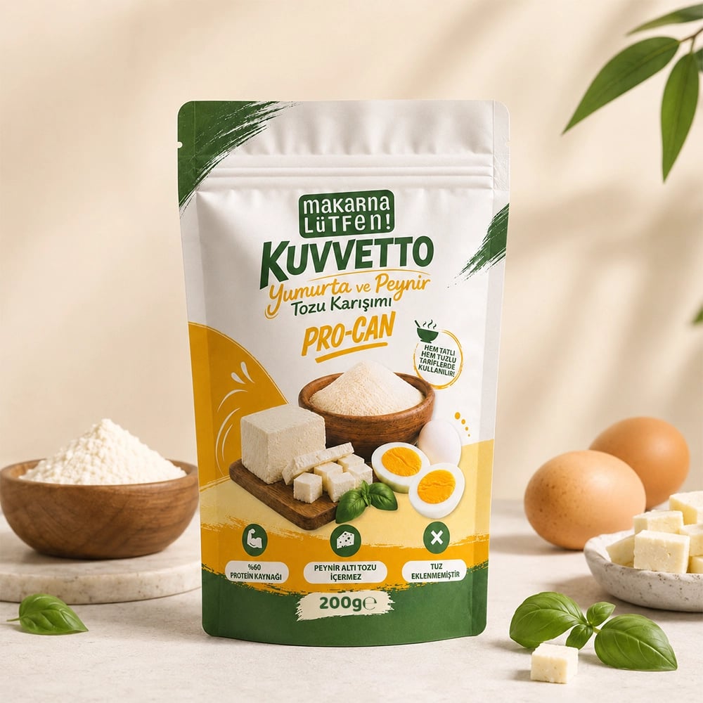 Kuvvetto Procan Yumurta ve Peynir Tozu Karışımı (200 gram) 4