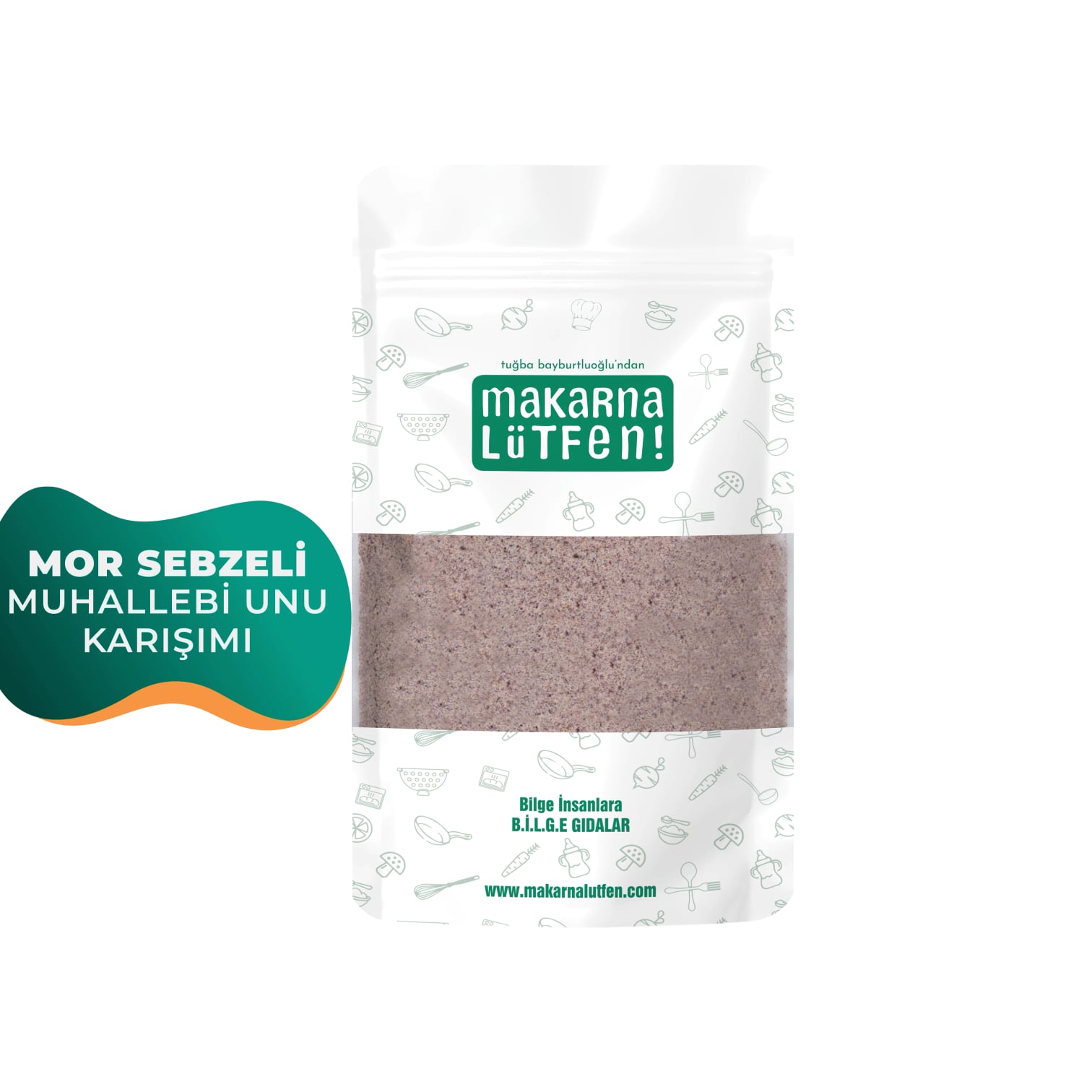 Mor Havuçlu & Pancarlı Bebek Muhallebi Unu (8+ Ay, 200g) 2