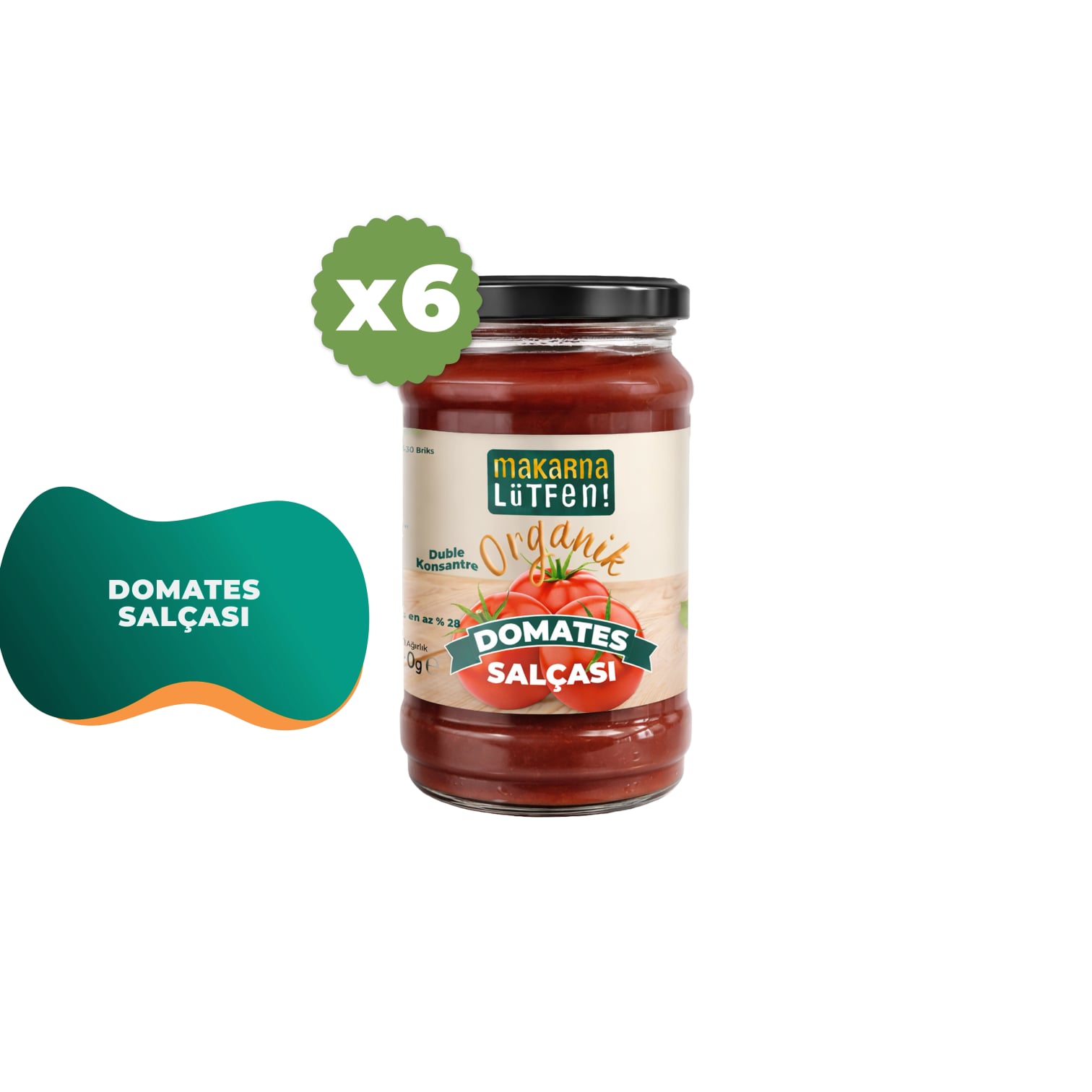 Avantajlı 6 Lı Organik Domates Salçası (6x310 g) 2