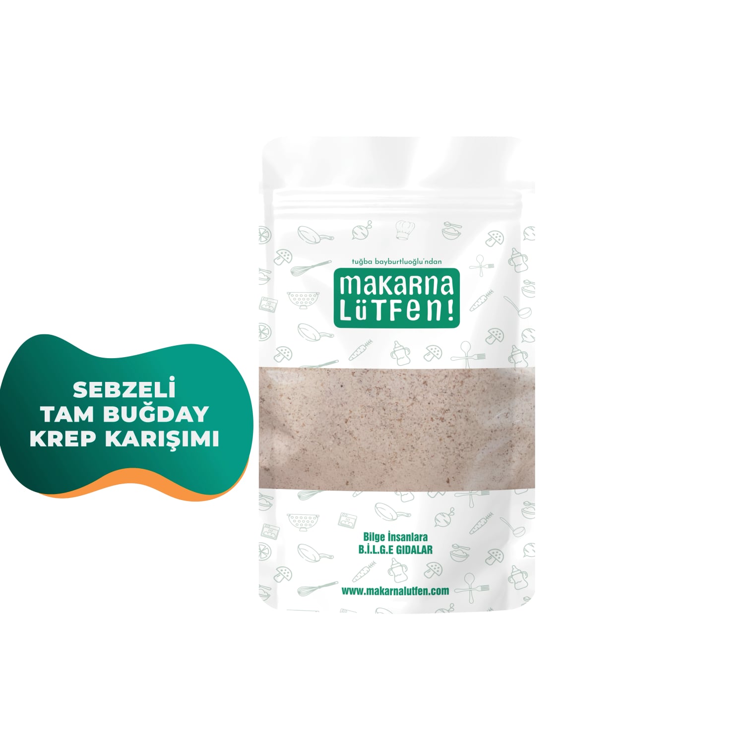 Tam Buğday Sebzeli Krep Karışımı: Pratik ve Sağlıklı Lezzet (177 gr) 2