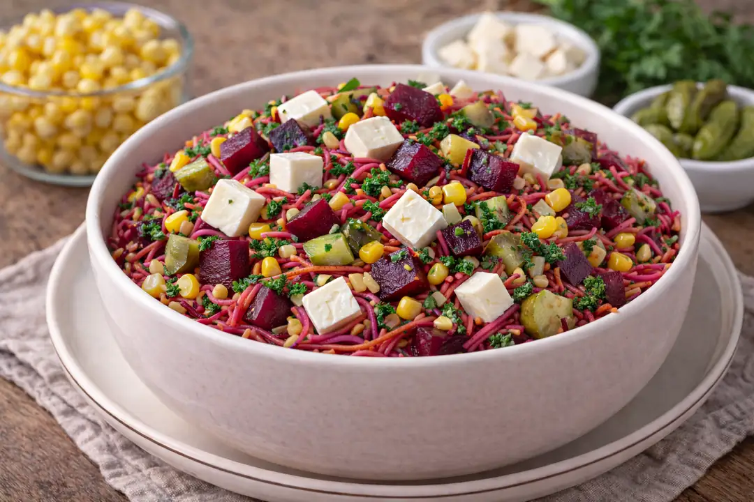 Pancarlı Şehriye Salatası Tarifi