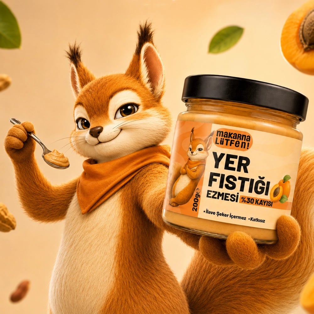 Kayısılı Yer Fıstığı Ezmesi 200 g (%30 Gün Kurusu K.) 3